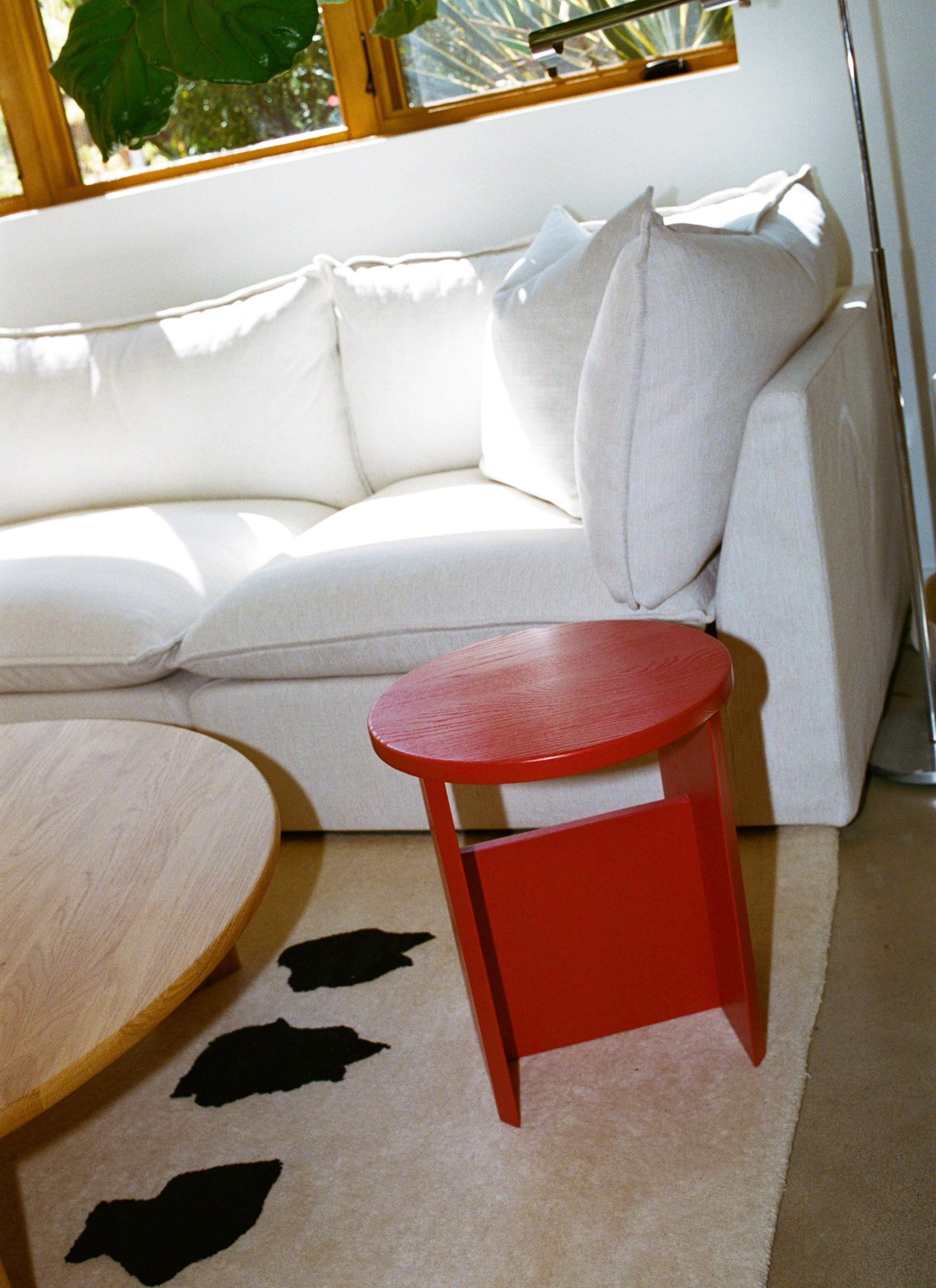 Field Stool, Limited Edition, Poppy