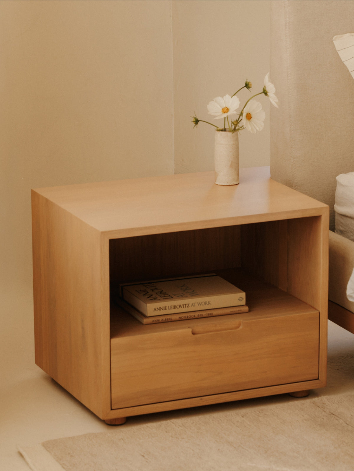 Harbour Nightstand, Pale Oak