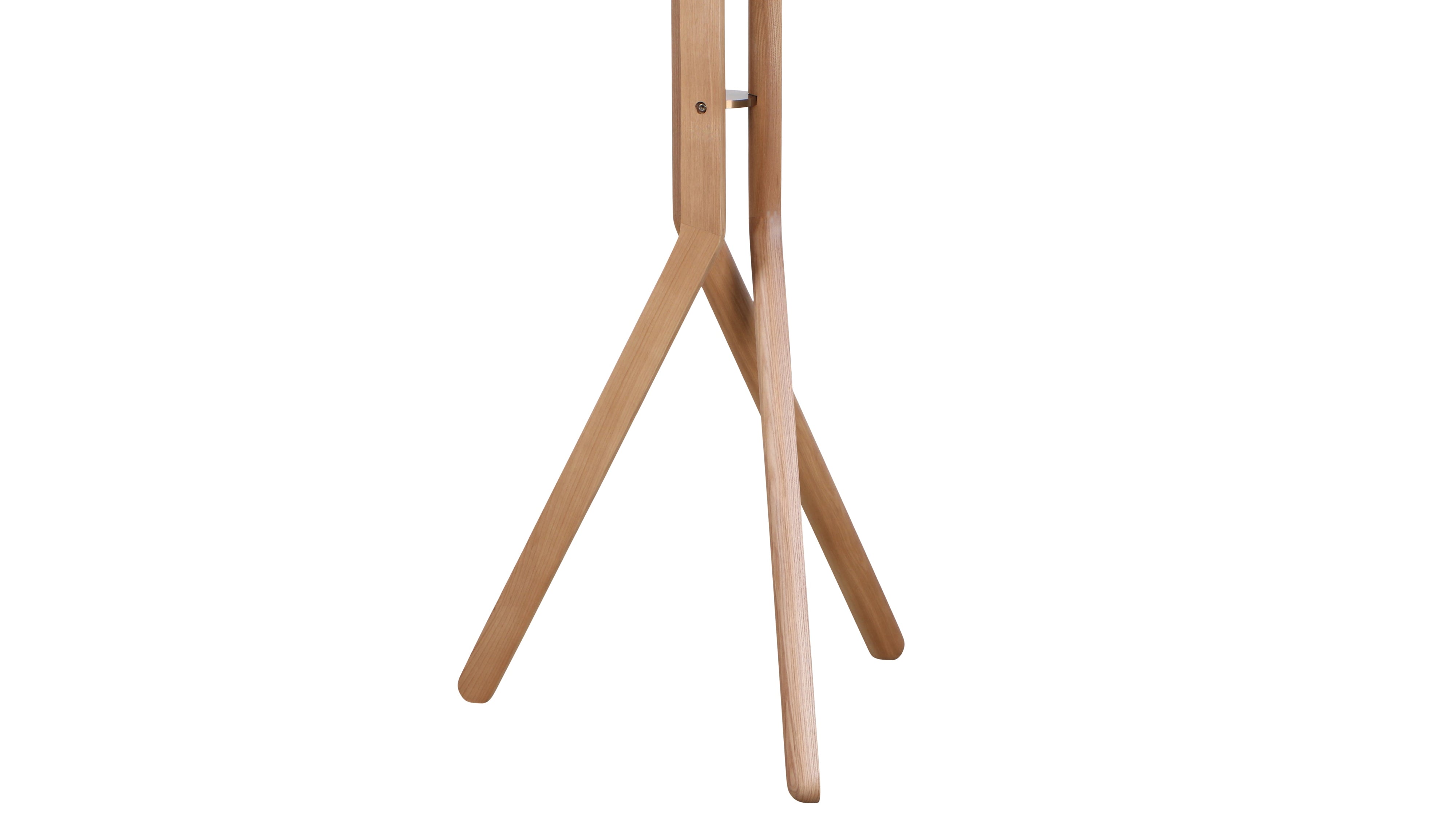 Unwind Coatrack, Stained Oak