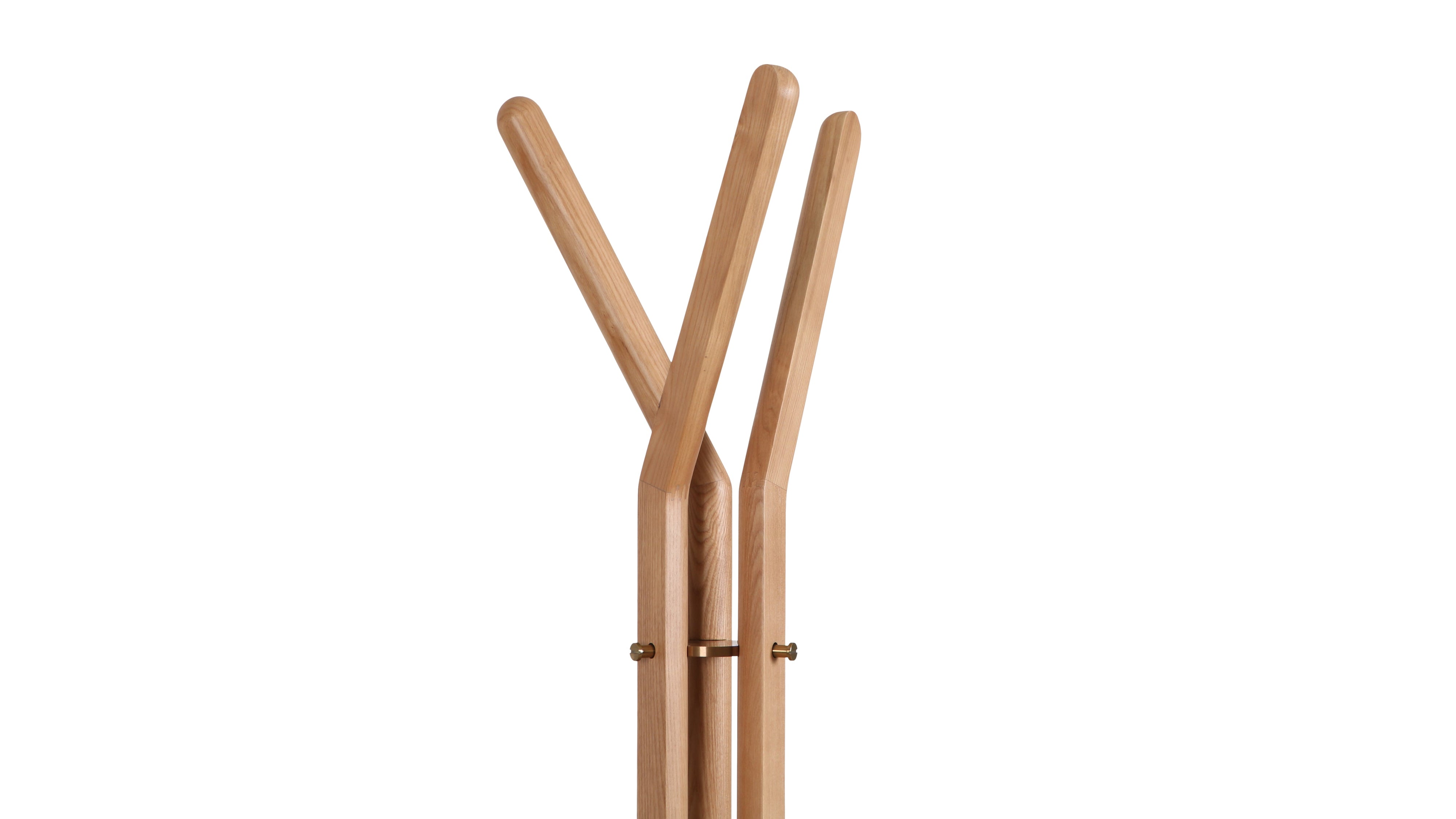 Unwind Coatrack, Stained Oak