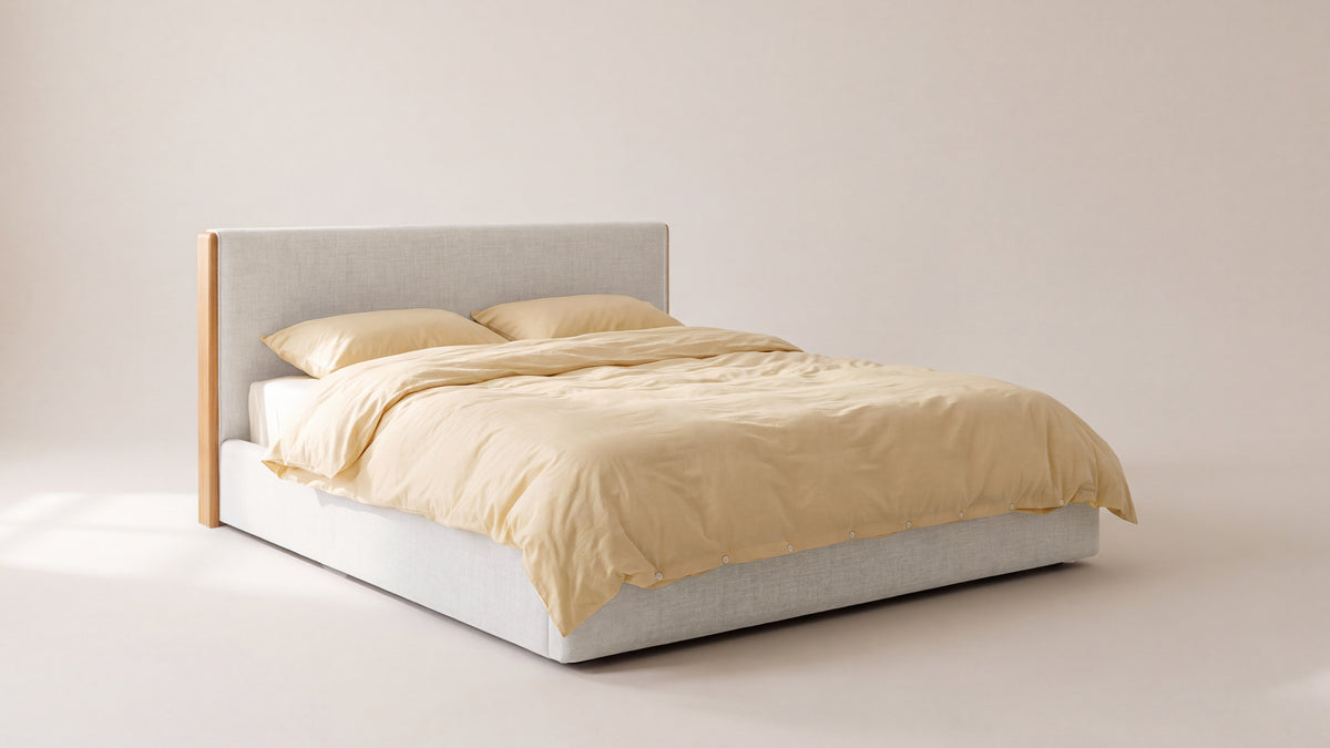 First Class Bed, King, Oak/Pumice