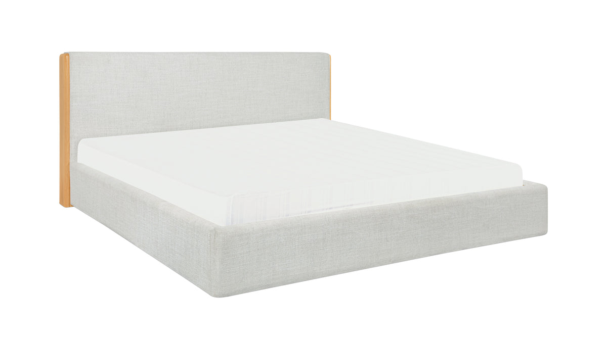 First Class Bed, King, Oak/Pumice