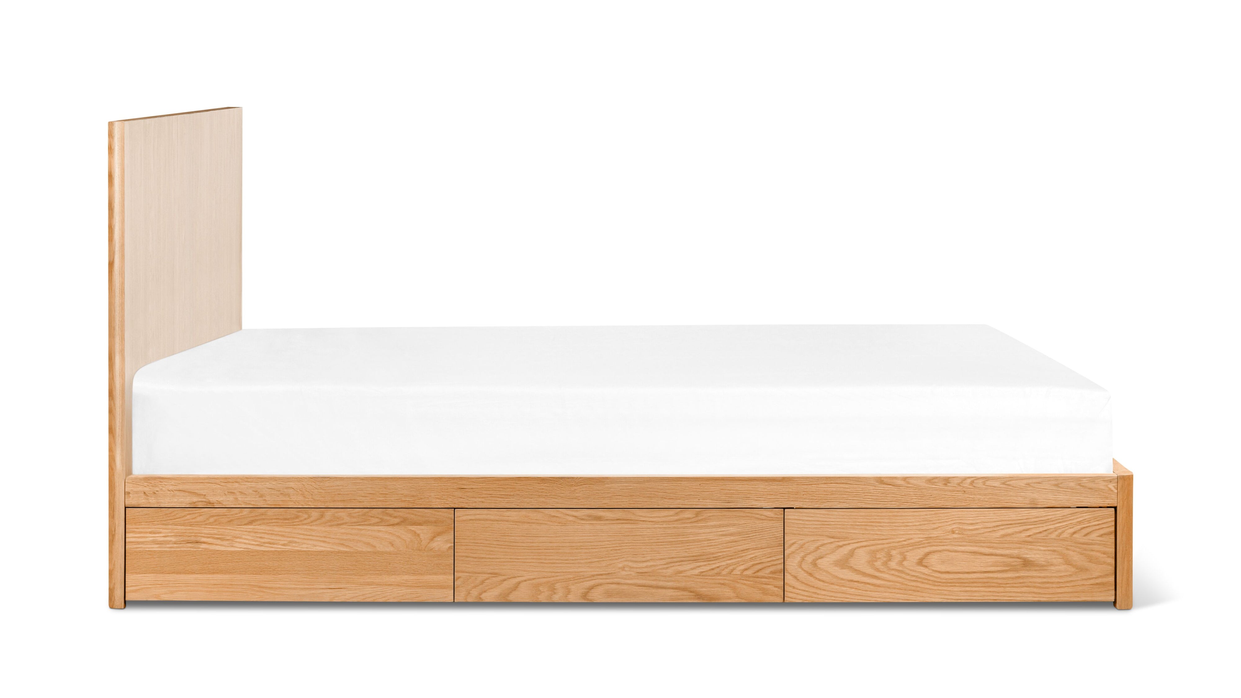 Form Storage Bed, King, White Oak - Sundays Company CanadaBED-JU-002-024-0