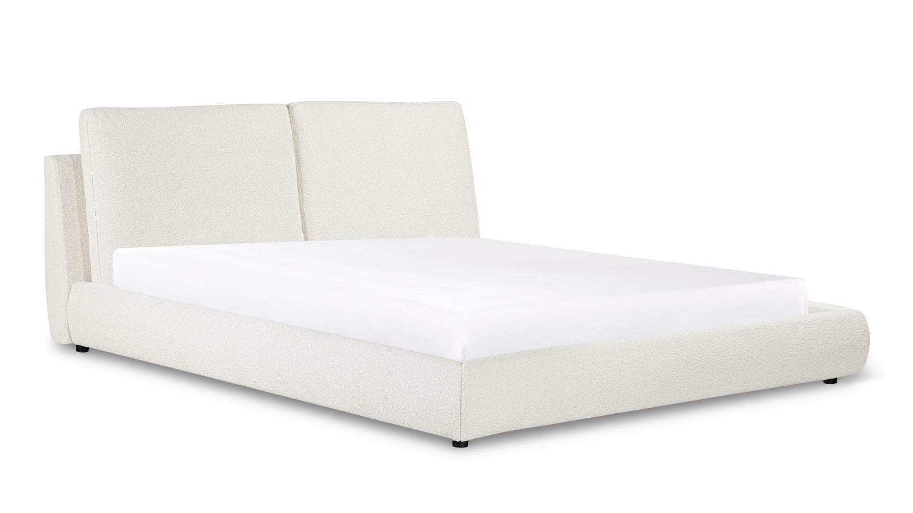 Cloud Bed, King, Cream Boucle - Sundays Company CanadaBED-RN-004-067-0