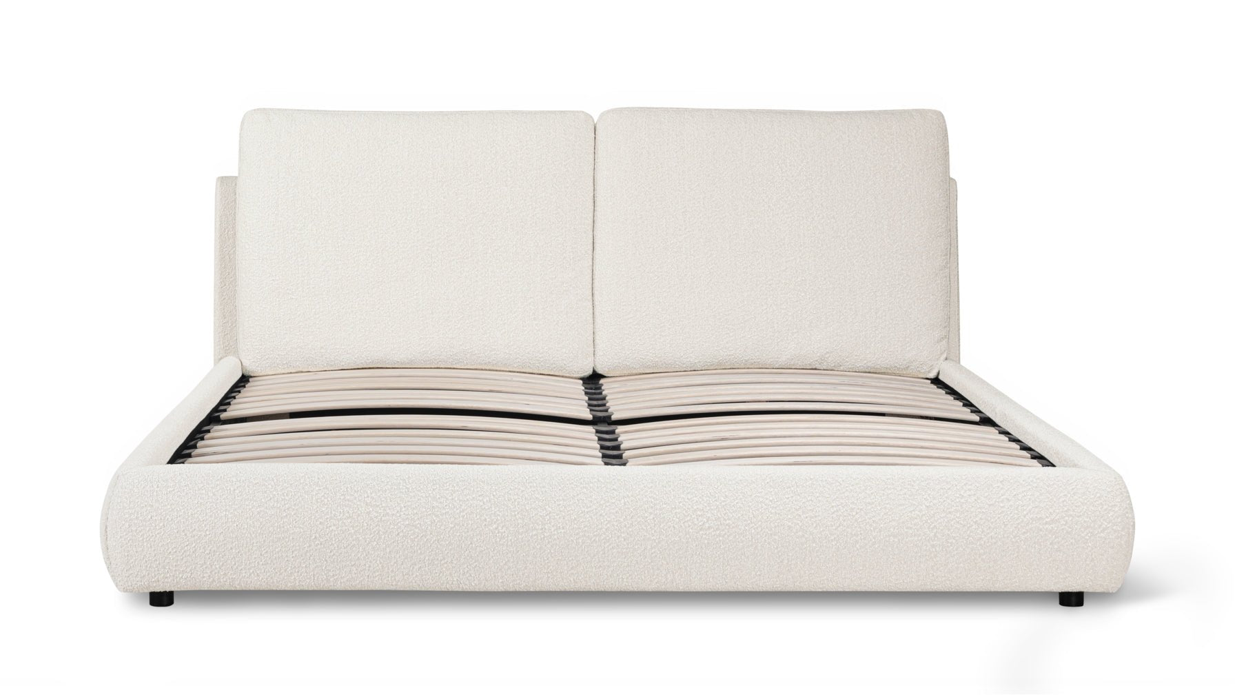 Cloud Bed, Queen, Cream Boucle