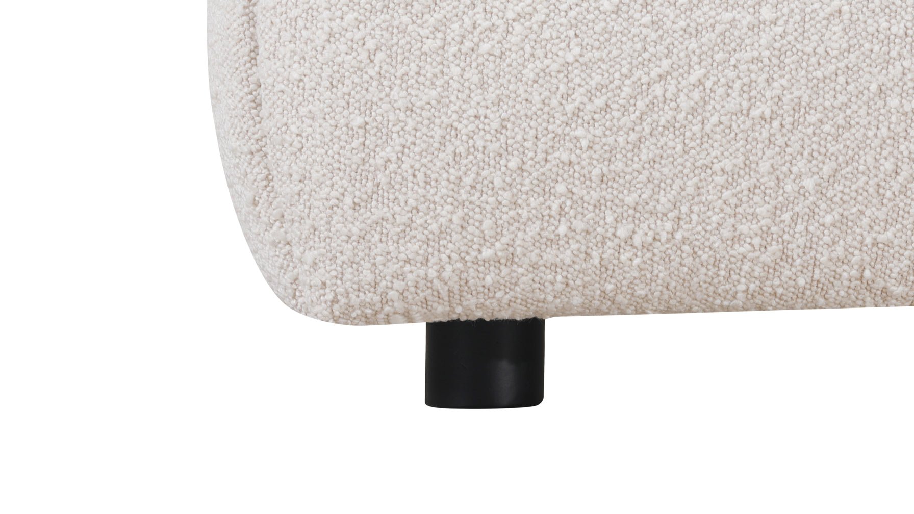 Cloud Bed, King, Cream Boucle