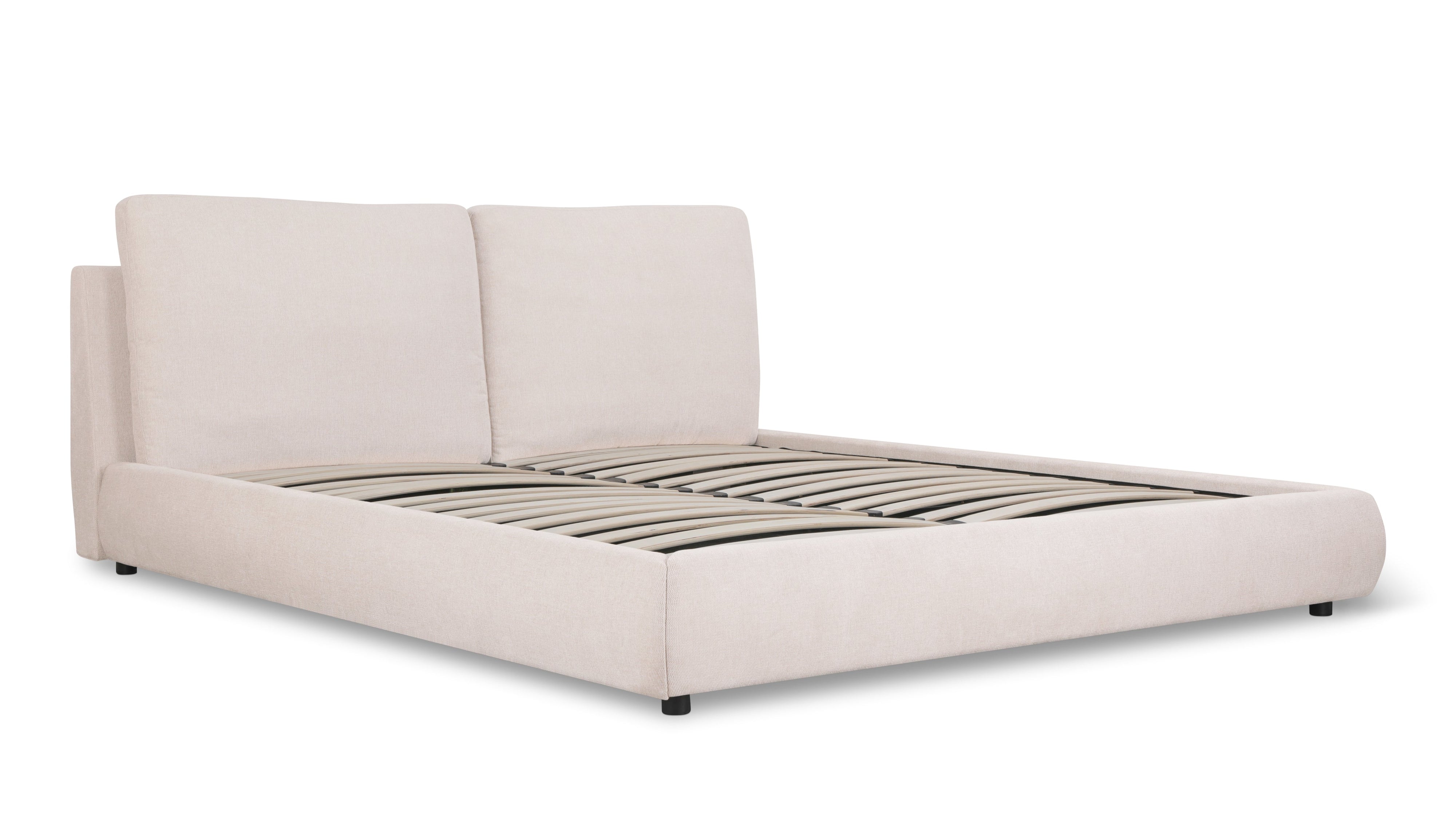 Cloud Bed With Storage, King, Latte - Image 5