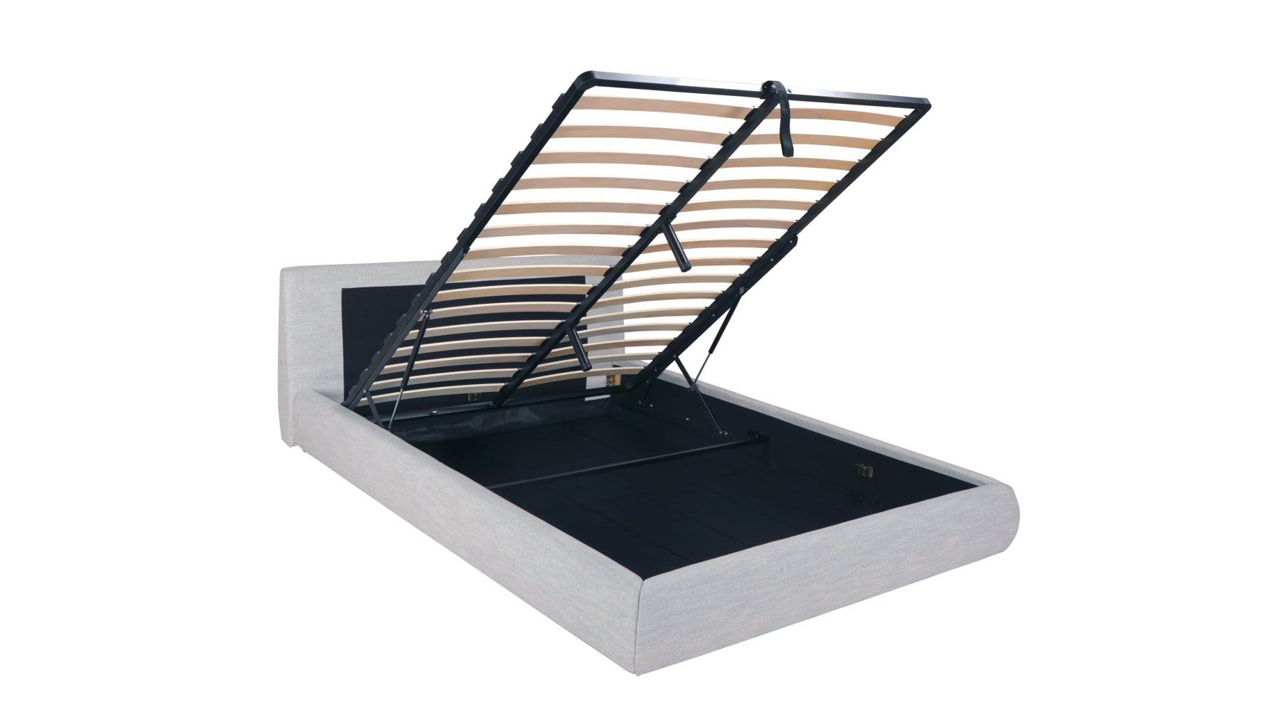 Cloud Bed with Storage, Queen, Stone - Image 9