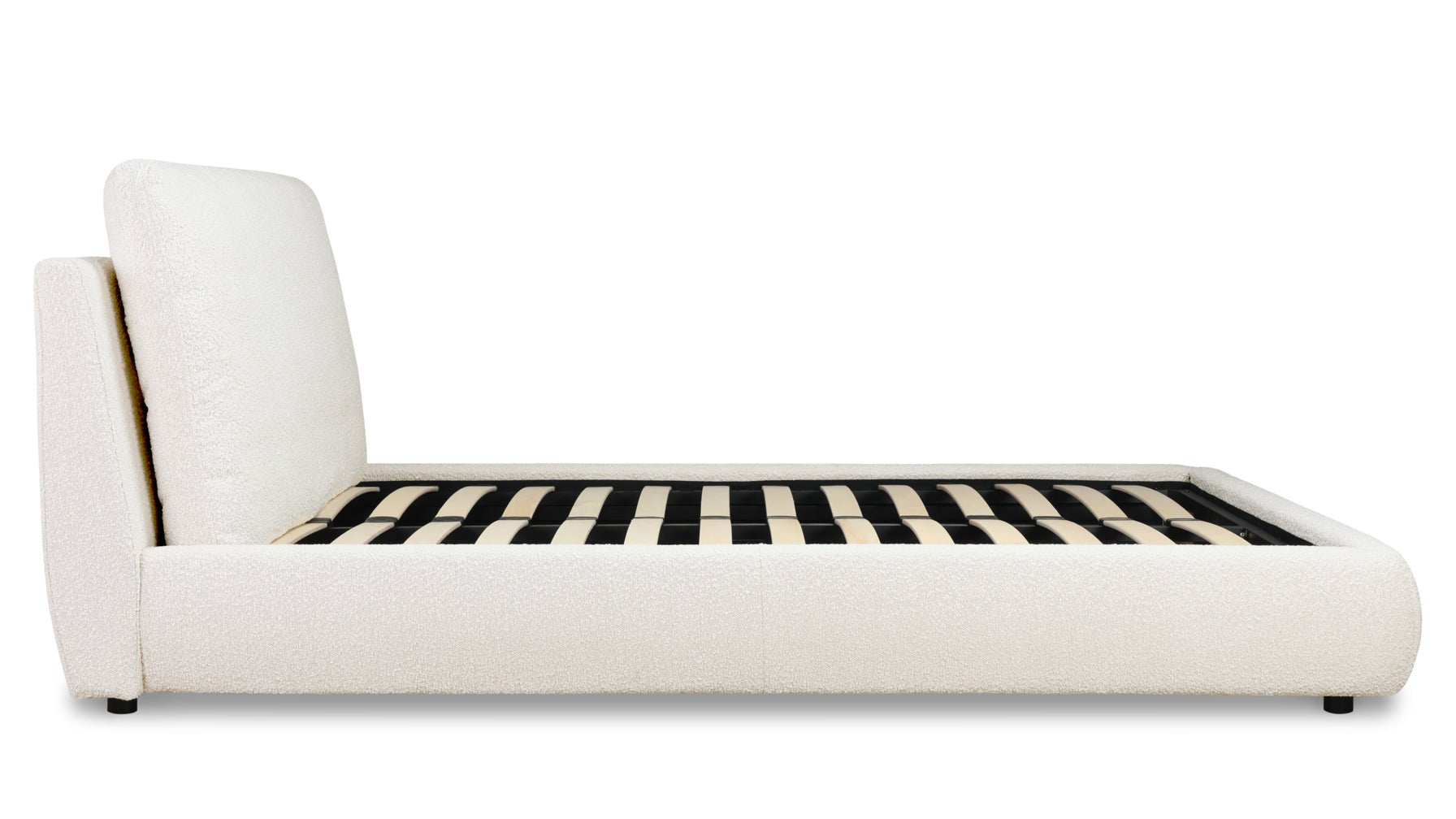 Cloud Bed, Full, Cream Boucle