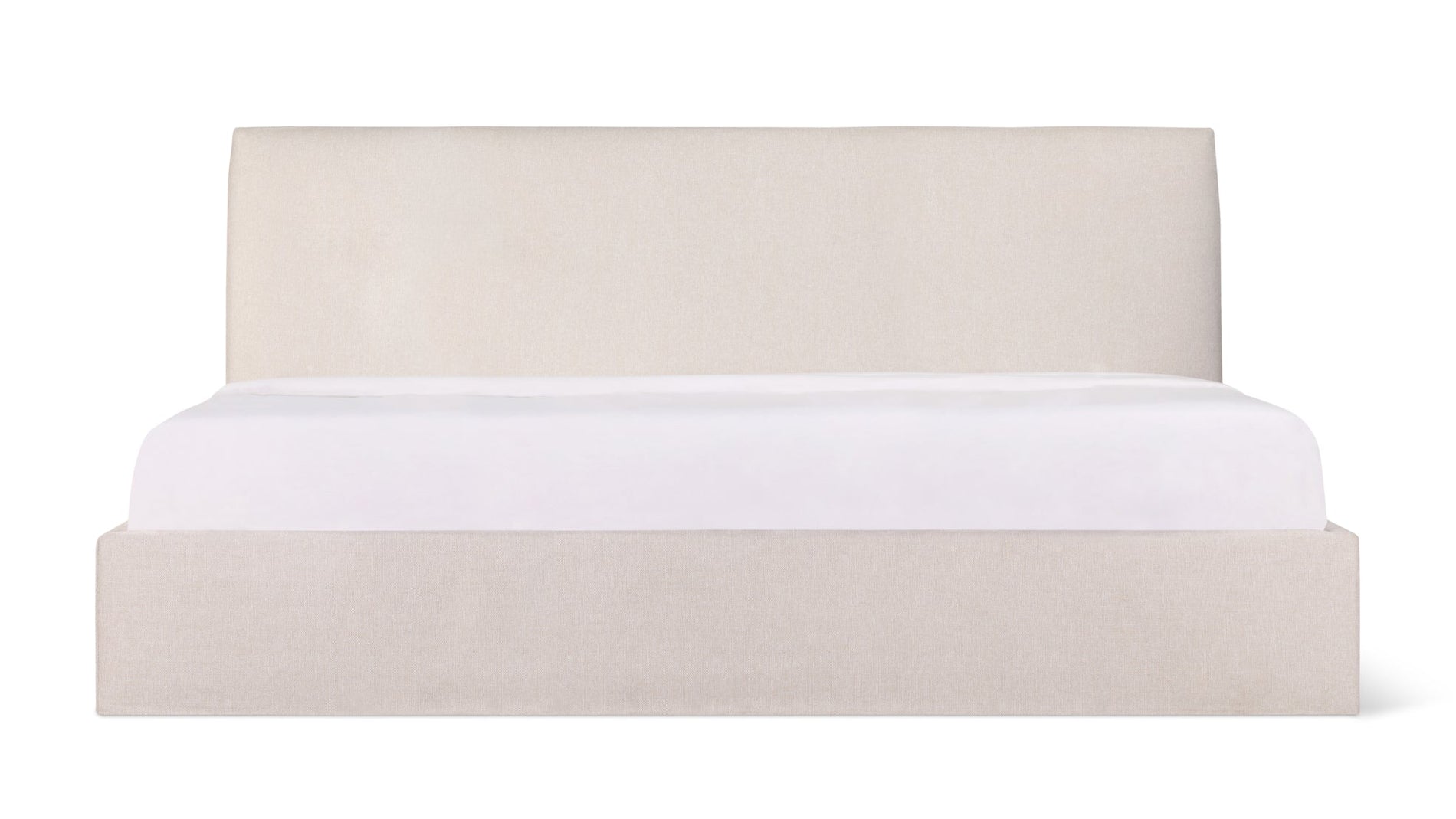 Wave Storage Bed, Queen, Latte_image