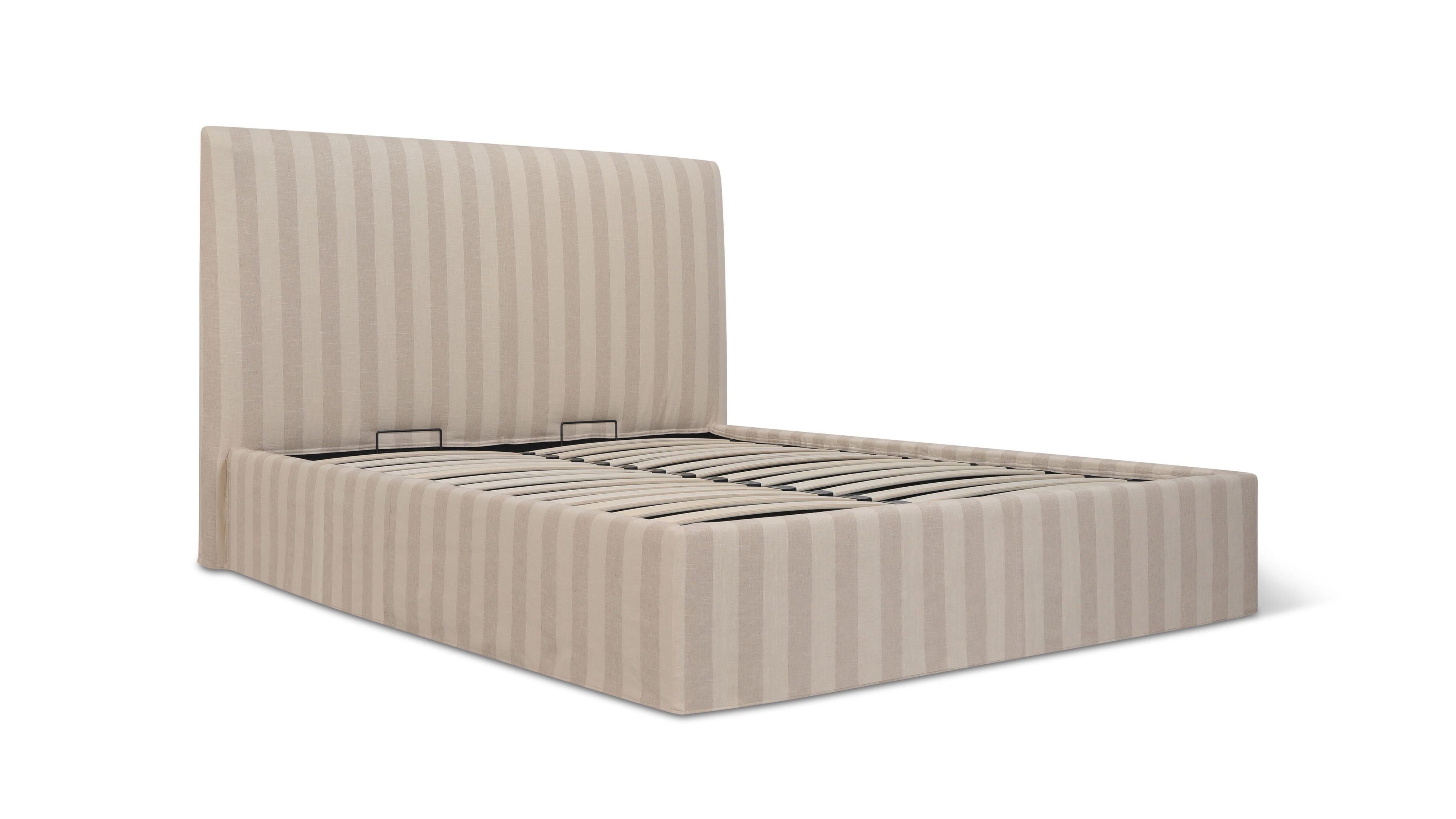 Wave Storage Bed, Queen, Dover Stripe - Sundays Company CanadaBED-RN-018-180-0