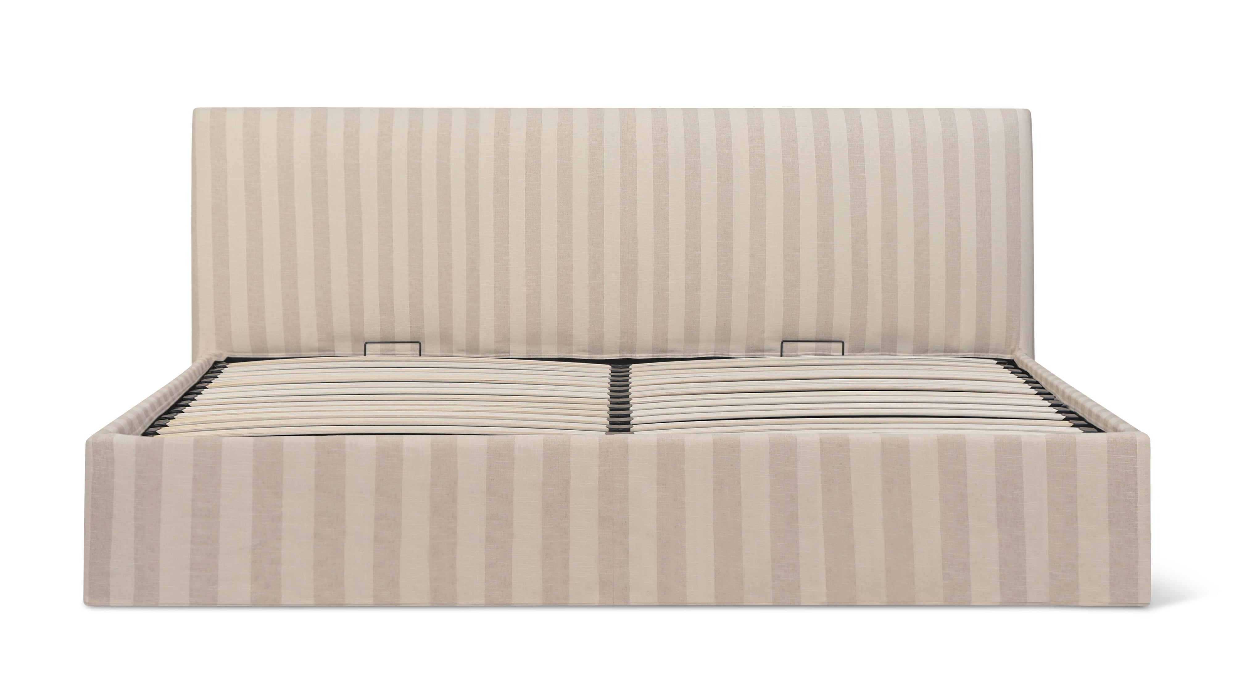 Wave Storage Bed, Queen, Dover Stripe - Sundays Company CanadaBED-RN-018-180-0