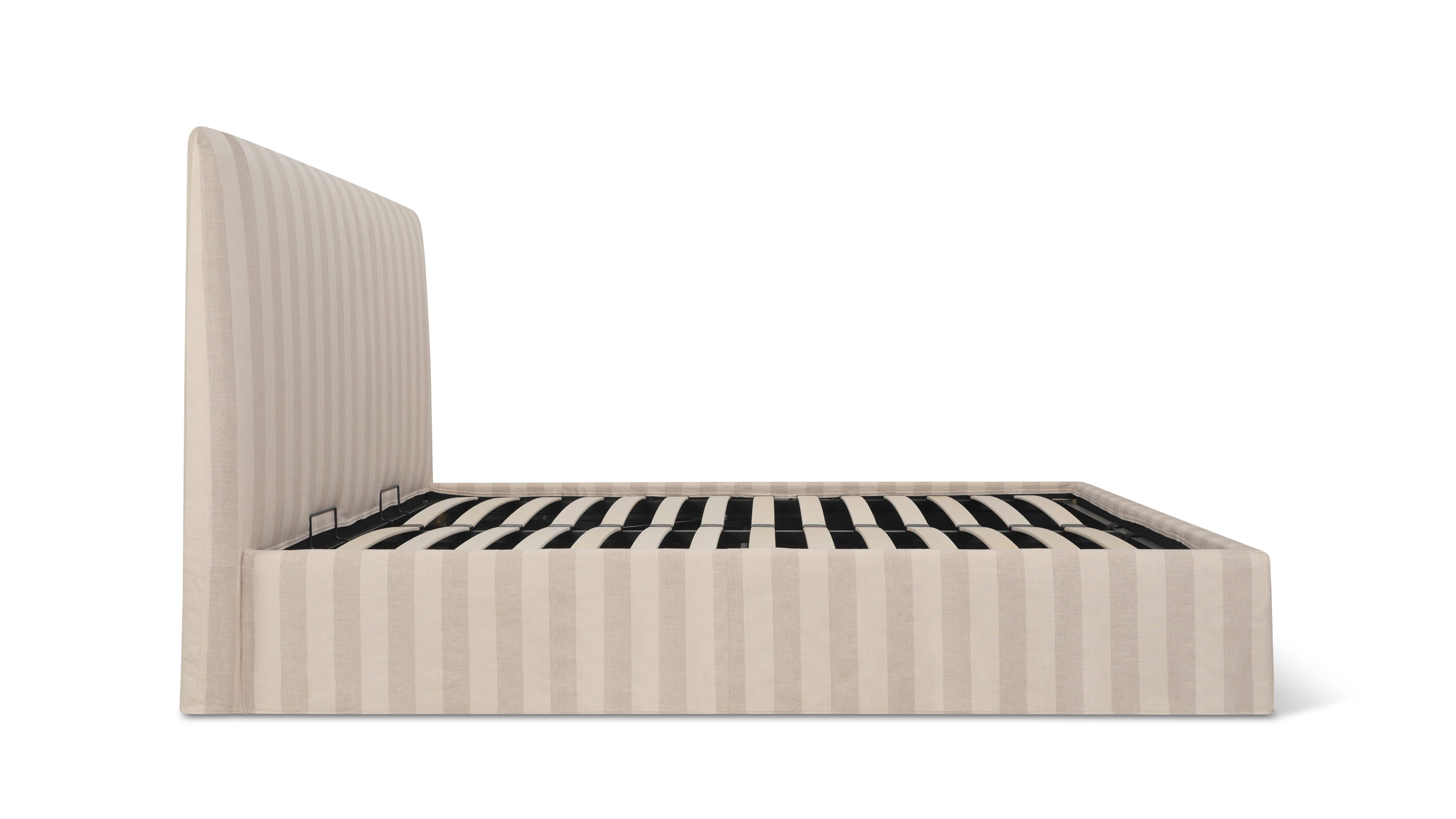 Wave Storage Bed, Queen, Dover Stripe - Sundays Company CanadaBED-RN-018-180-0