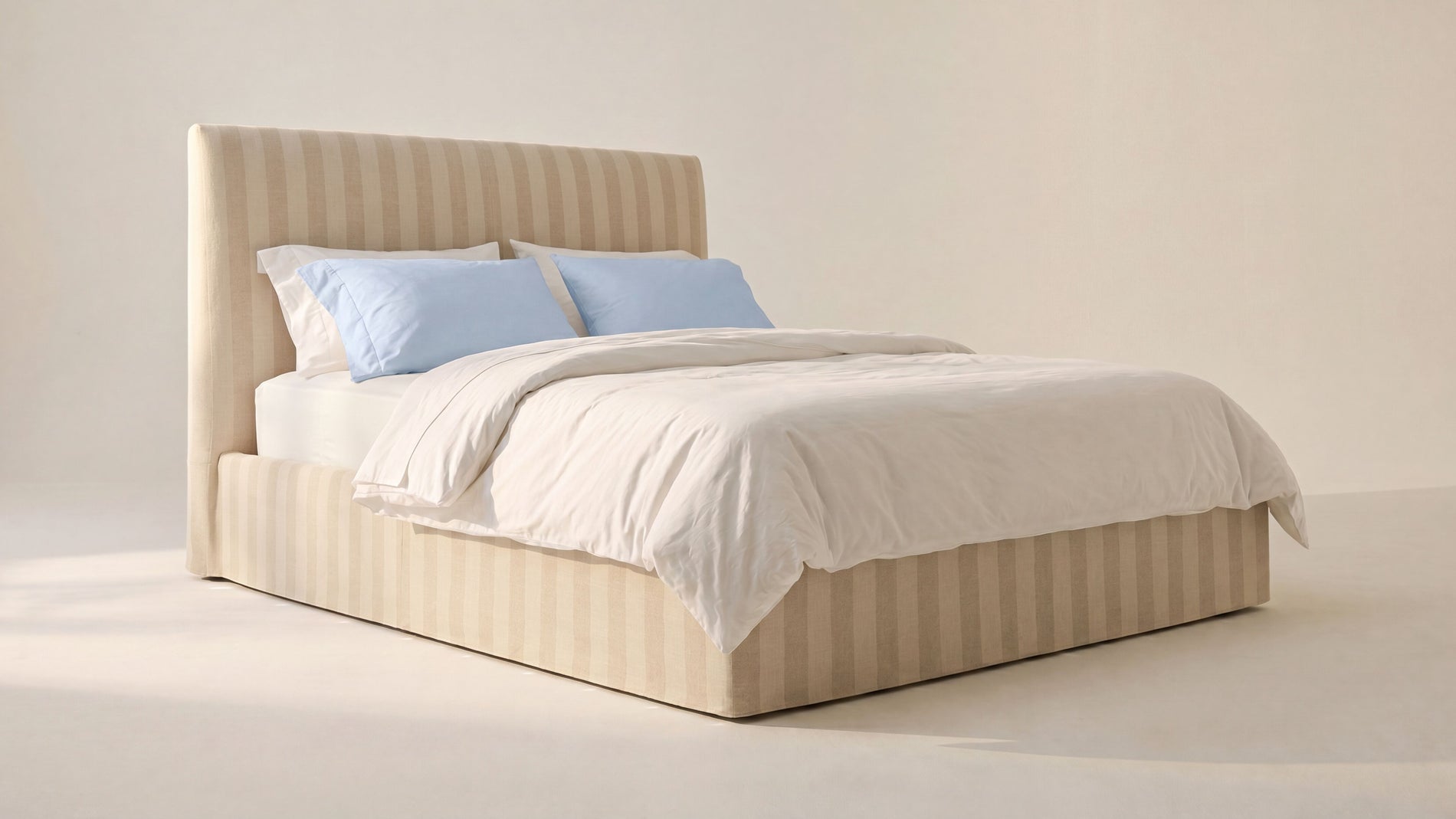 Wave Storage Bed, Queen, Dover Stripe_image