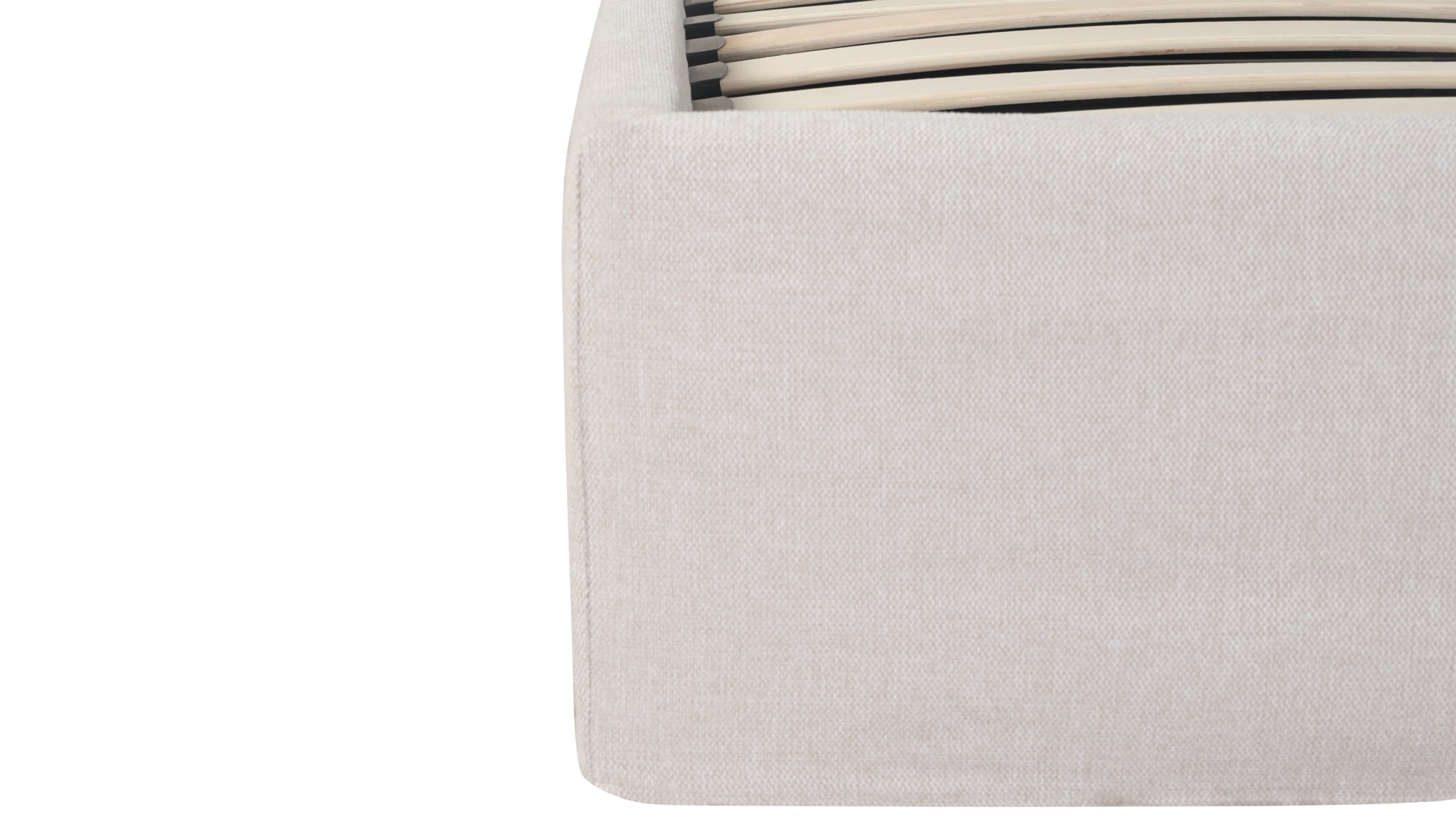 Wave Storage Bed, King, Latte