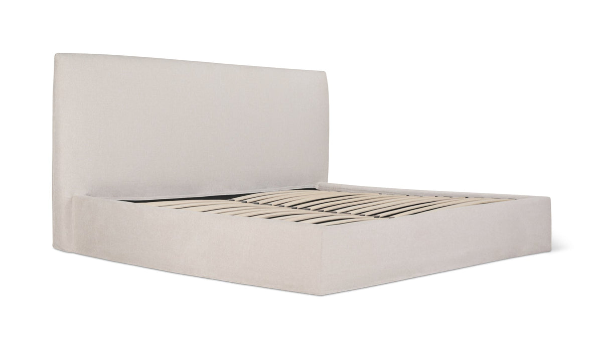 Wave Storage Bed, King, Latte — alternate view