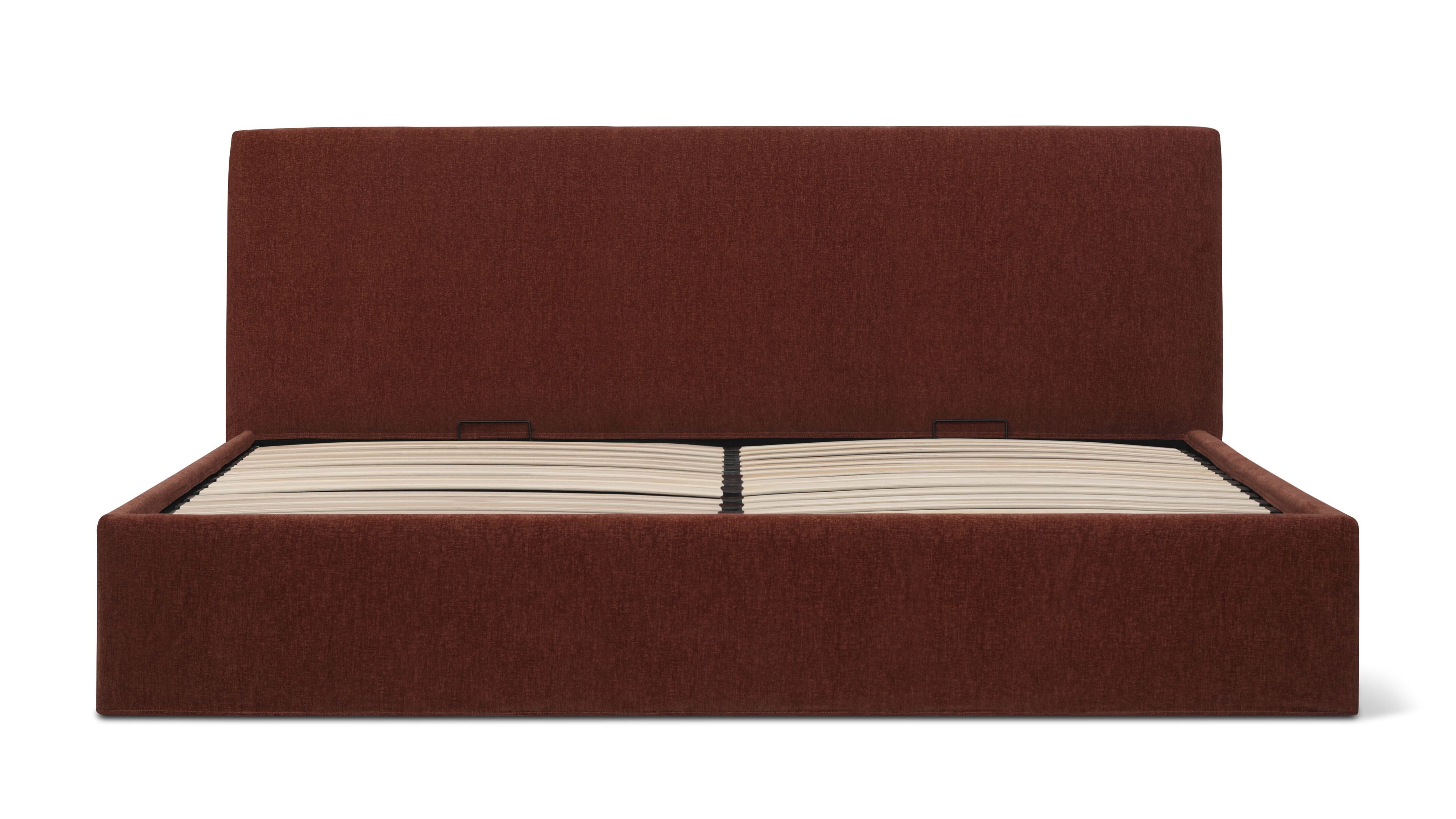 Wave Storage Bed, King, Toffee