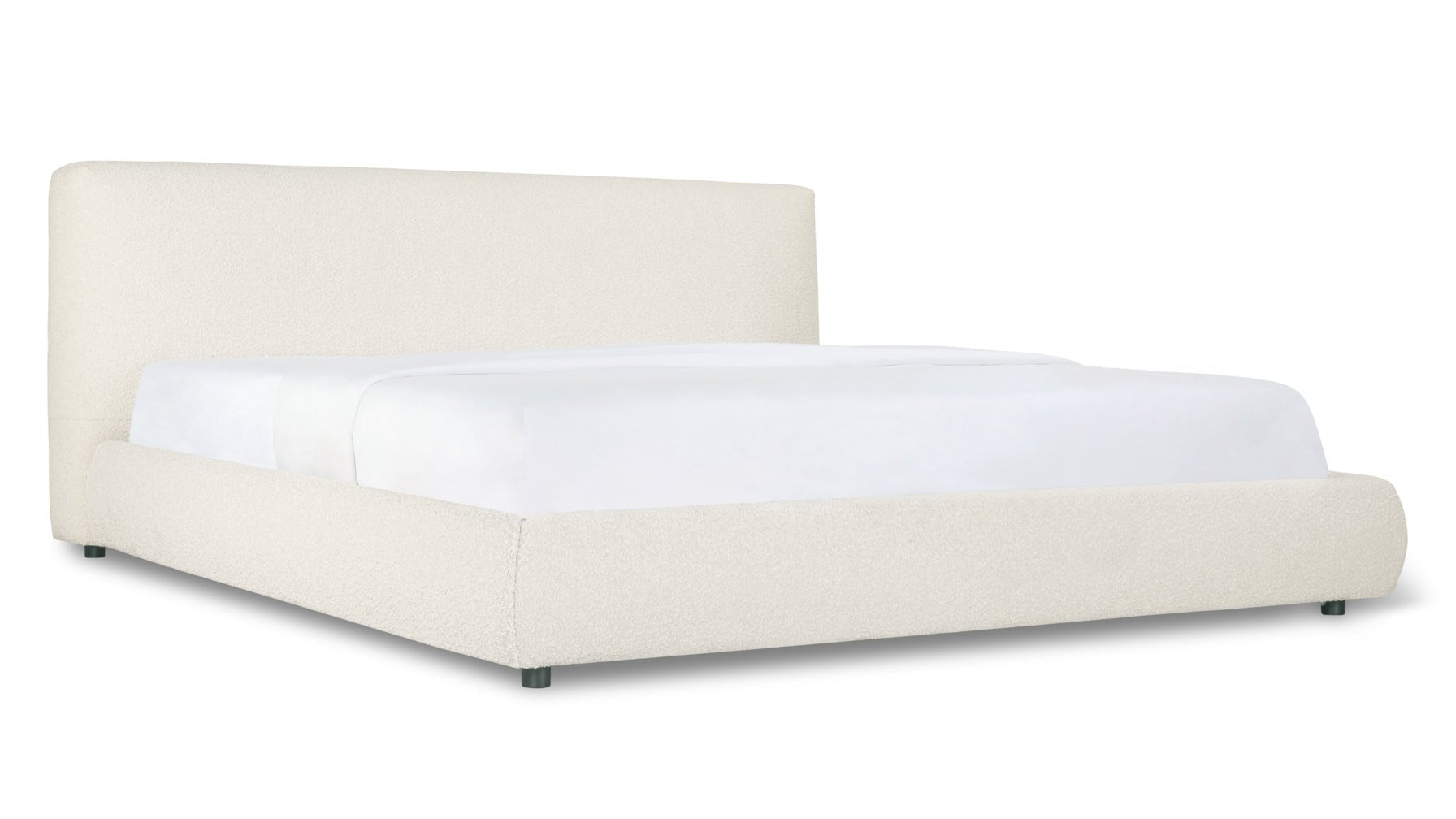 Dream Bed, King, Cream Boucle - Sundays Company CanadaBED-RN-025-067-0