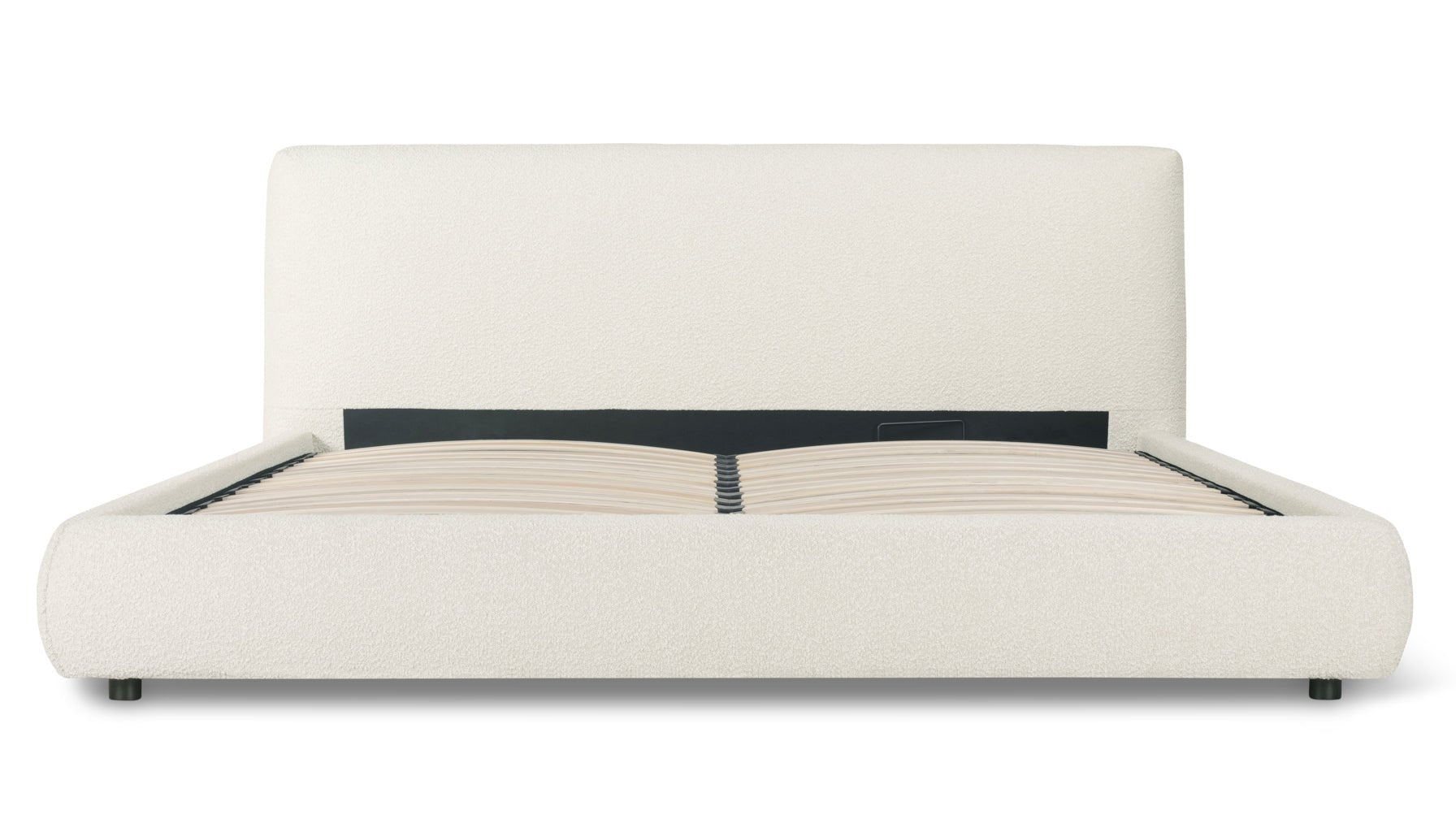 Dream Storage Bed, Queen, Cream Boucle