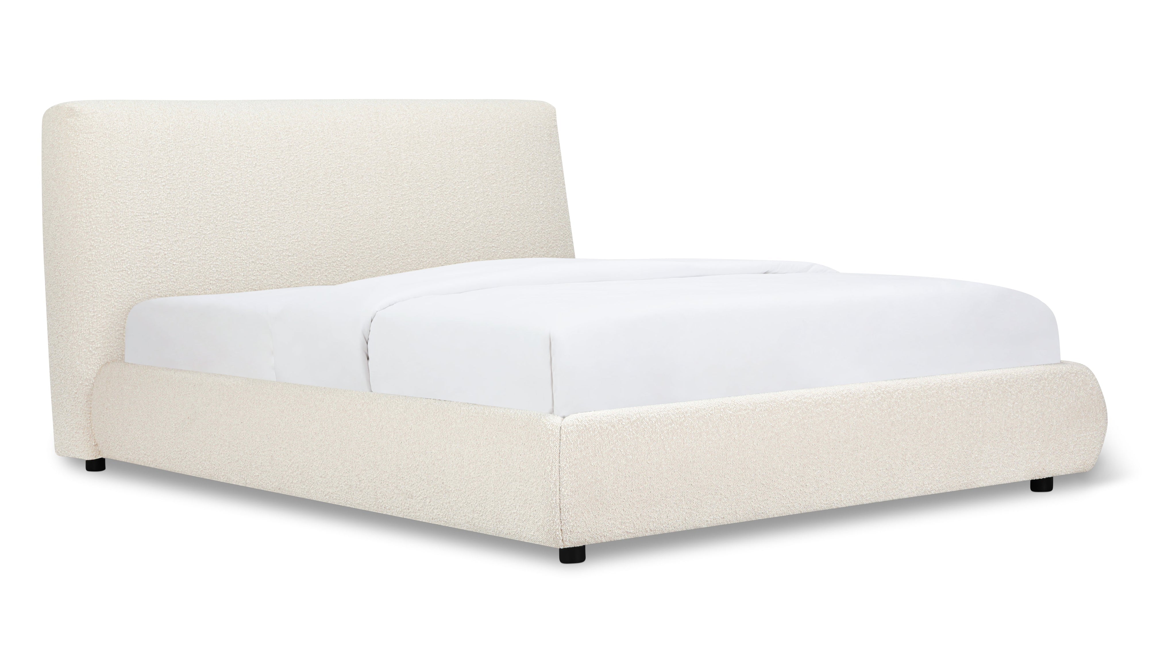 Dream Bed With Storage, Full, Cream Boucle - Image 12