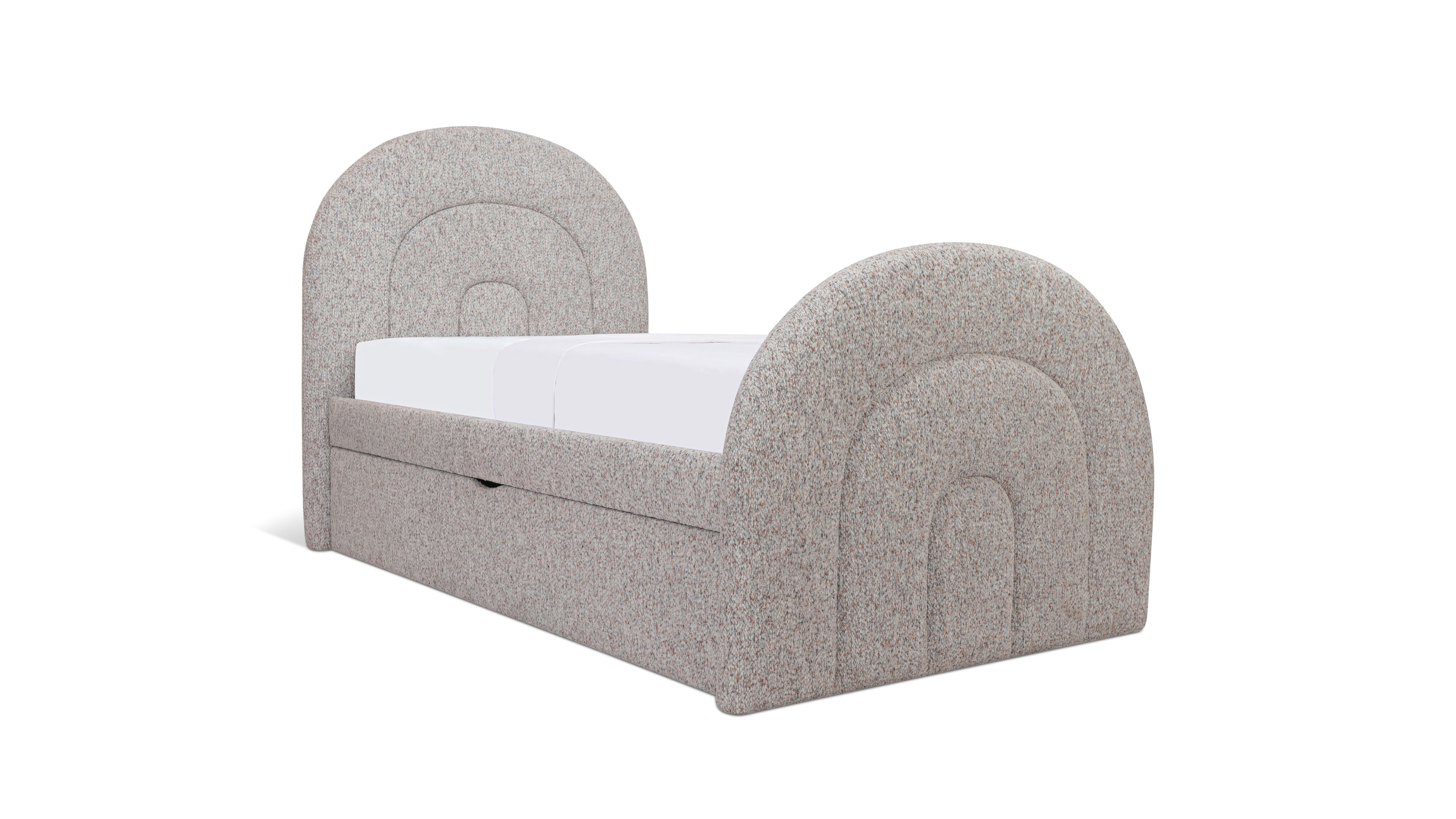 Sunrise Trundle Bed, Twin, Cobble - Sundays Company CanadaBED-RN-035-175-0