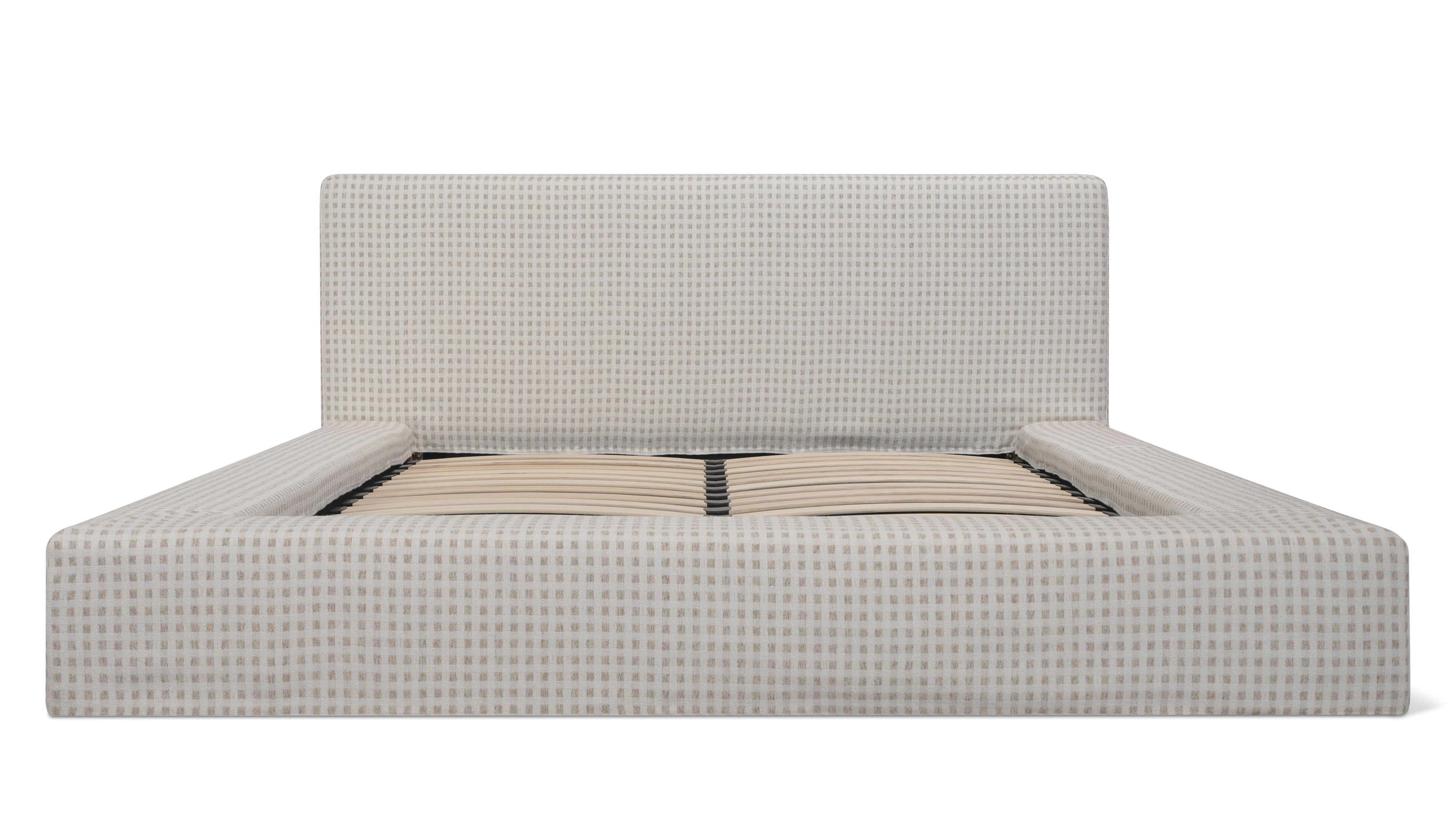 Movie Night™ Storage Bed, Queen, Carmel Check - Sundays Company CanadaBED-RN-036-193-0
