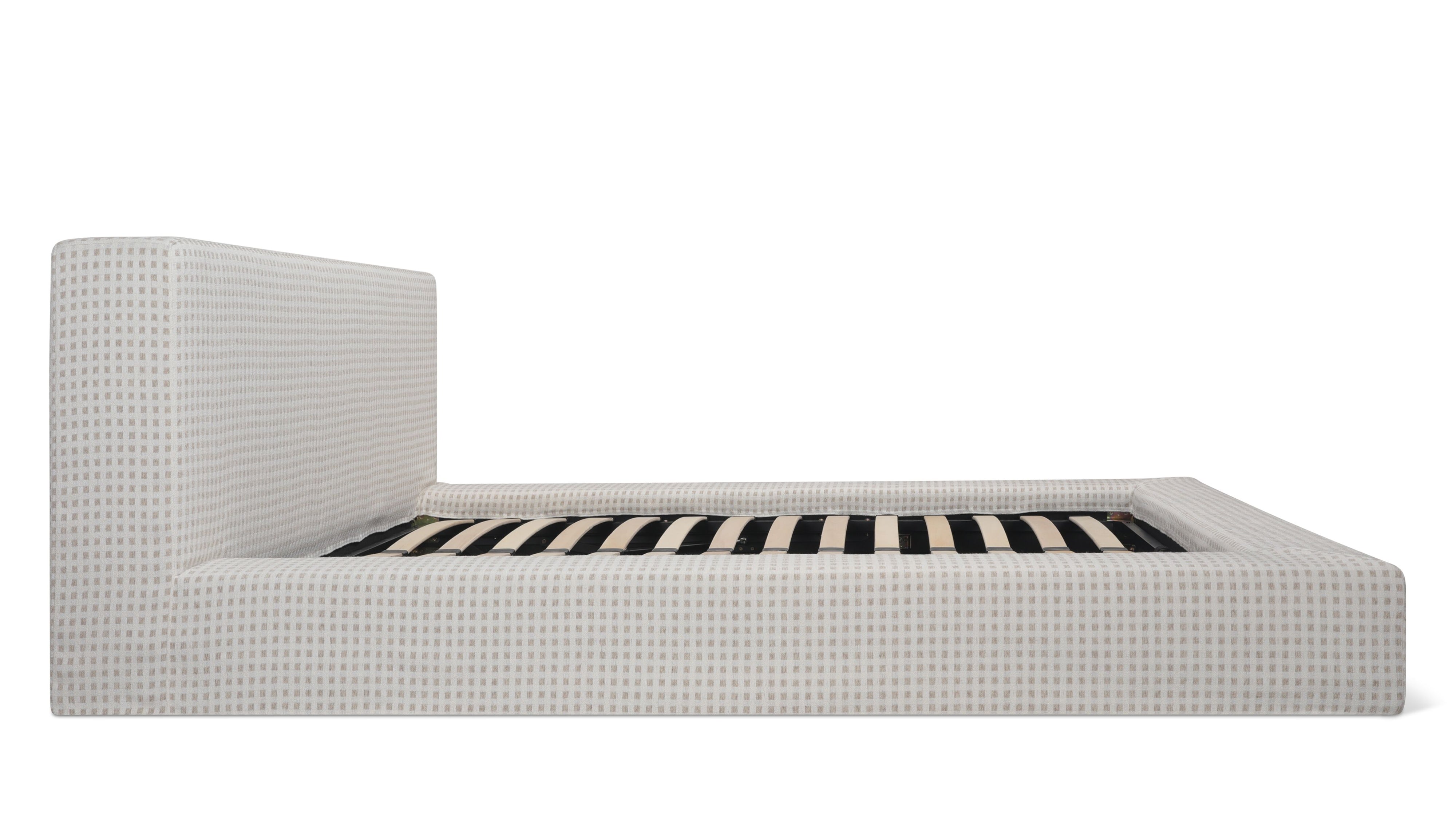 Movie Night™ Storage Bed, Queen, Carmel Check - Sundays Company CanadaBED-RN-036-193-0
