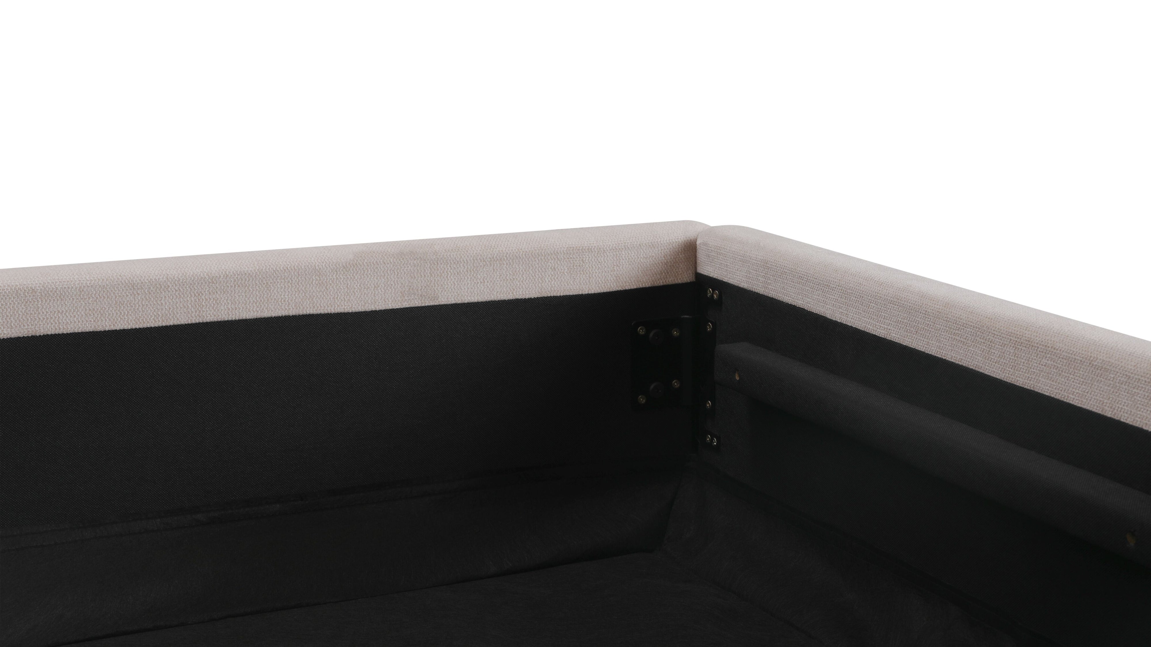 Dream Storage Bed With Tall Headboard, Queen, Latte