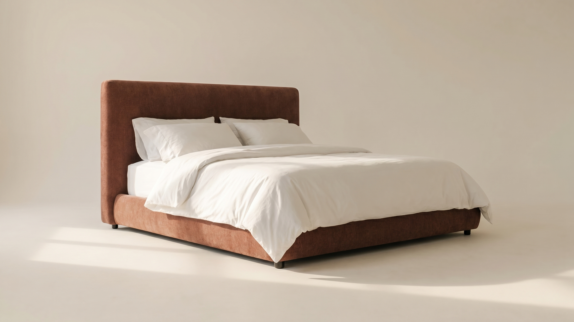Dream Storage Bed With Tall Headboard, Queen, Toffee_image