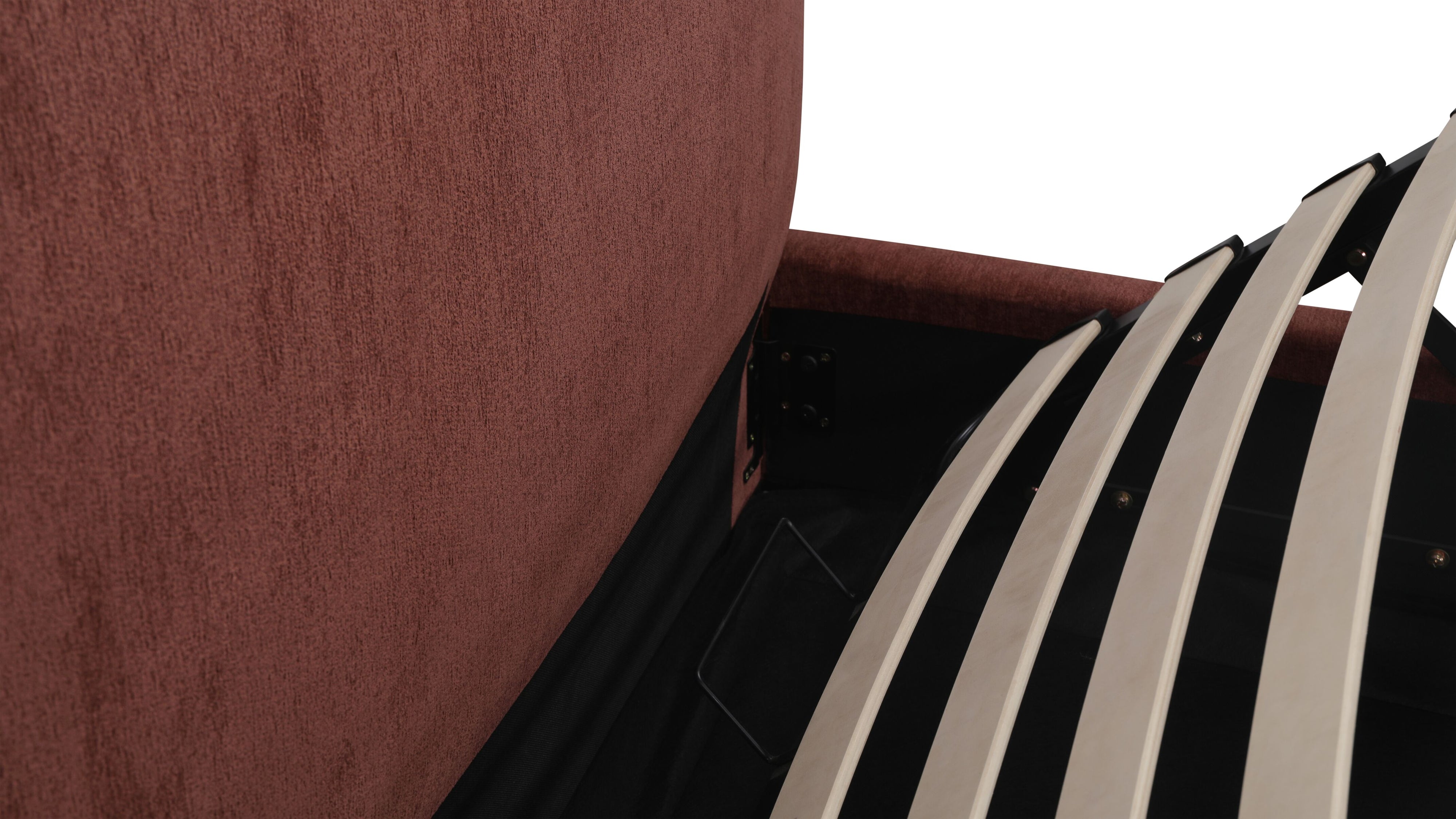 Dream Storage Bed With Tall Headboard, Queen, Toffee