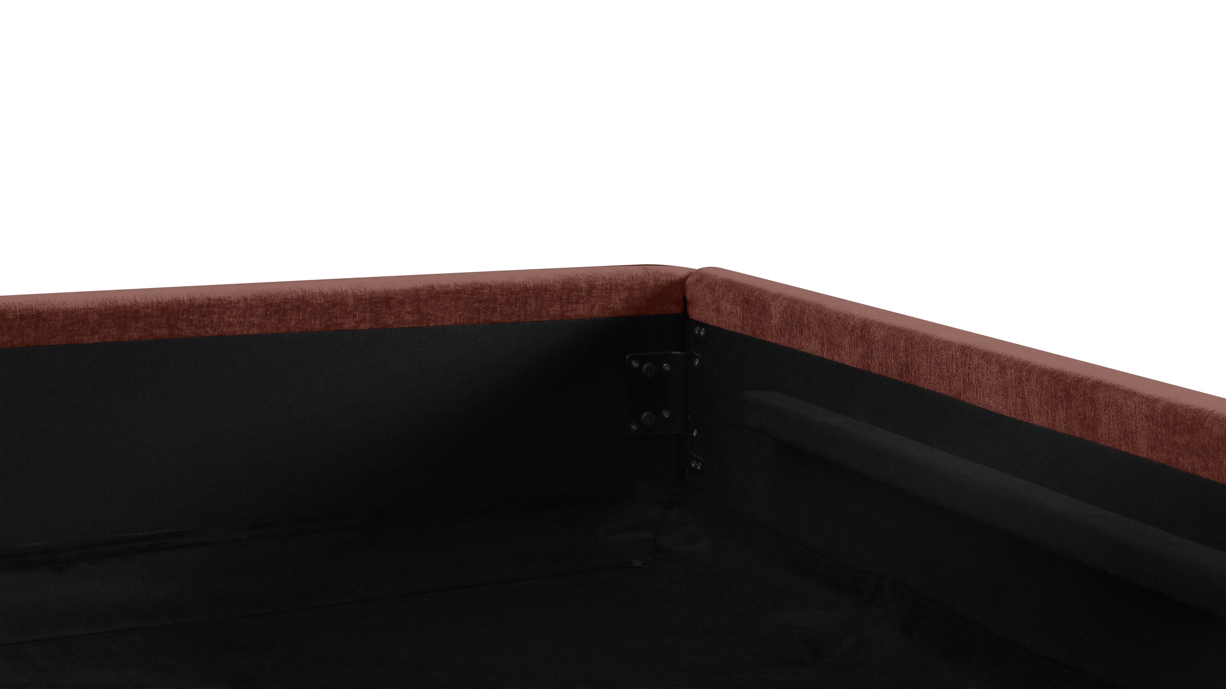 Dream Storage Bed With Tall Headboard, Queen, Toffee