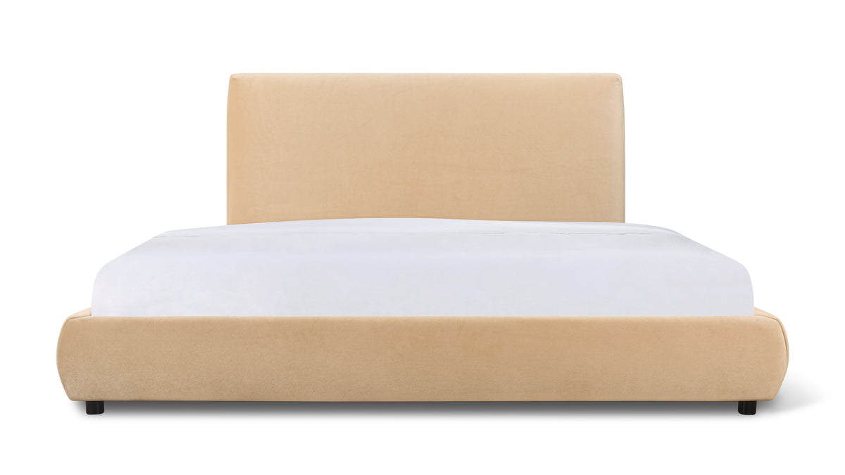 Dream Storage Bed With Tall Headboard, Queen, Honey