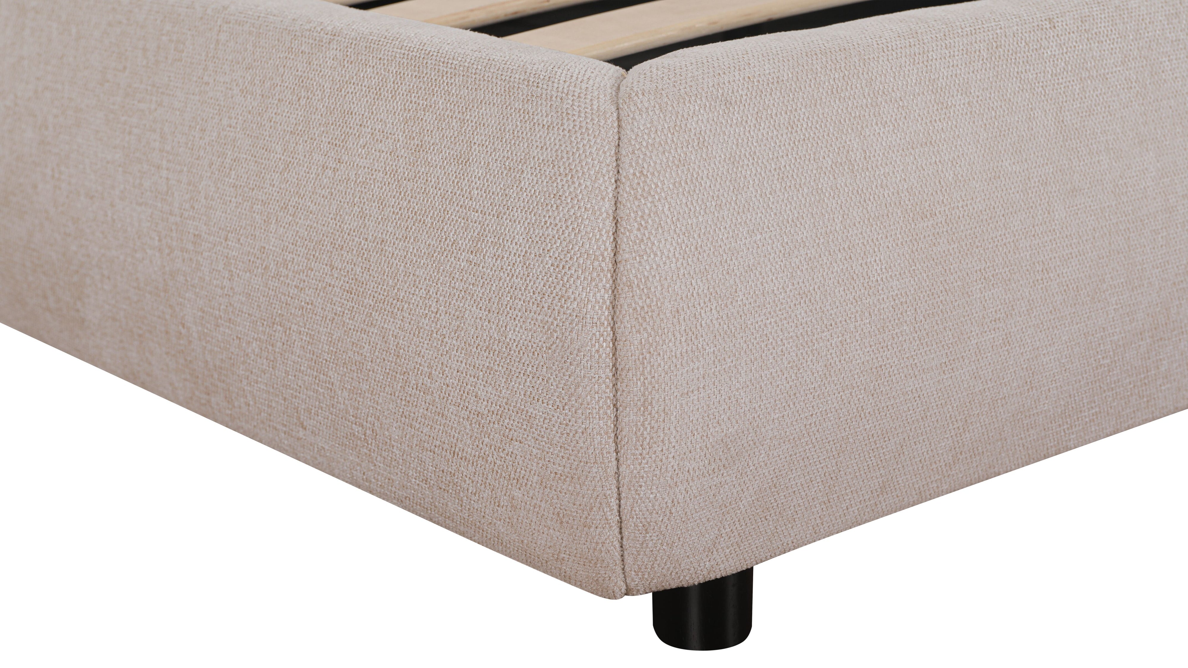 Dream Storage Bed With Tall Headboard, King, Latte