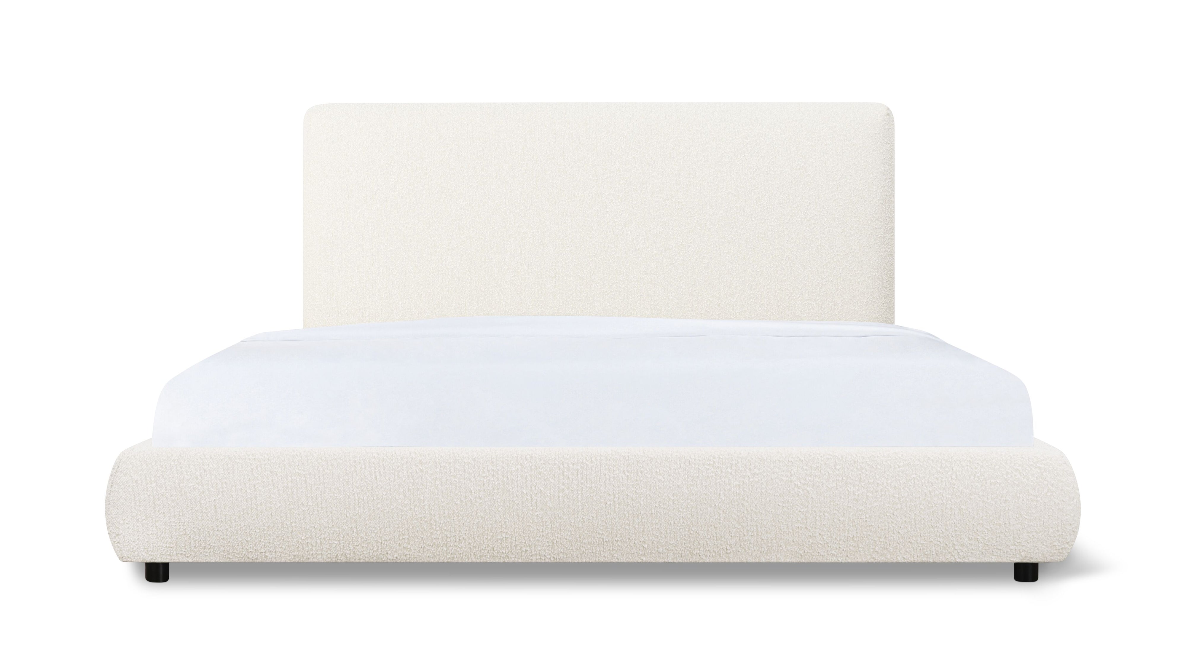 Dream Storage Bed With Tall Headboard, King, Cream Boucle
