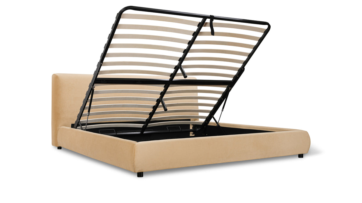 Dream Storage Bed, Queen, Honey