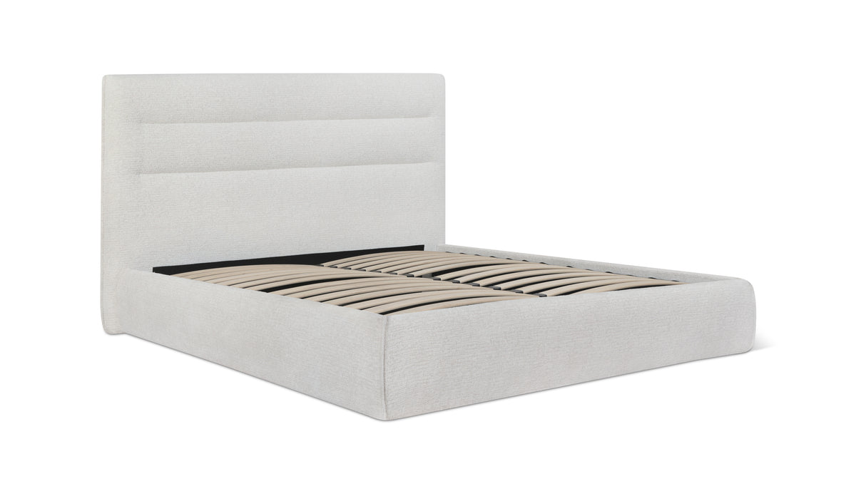 Slumber Storage Bed, Queen, Nougat
