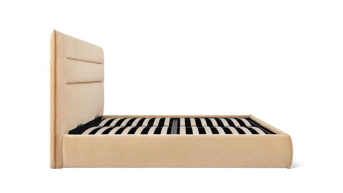 Slumber Storage Bed, Queen, Honey
