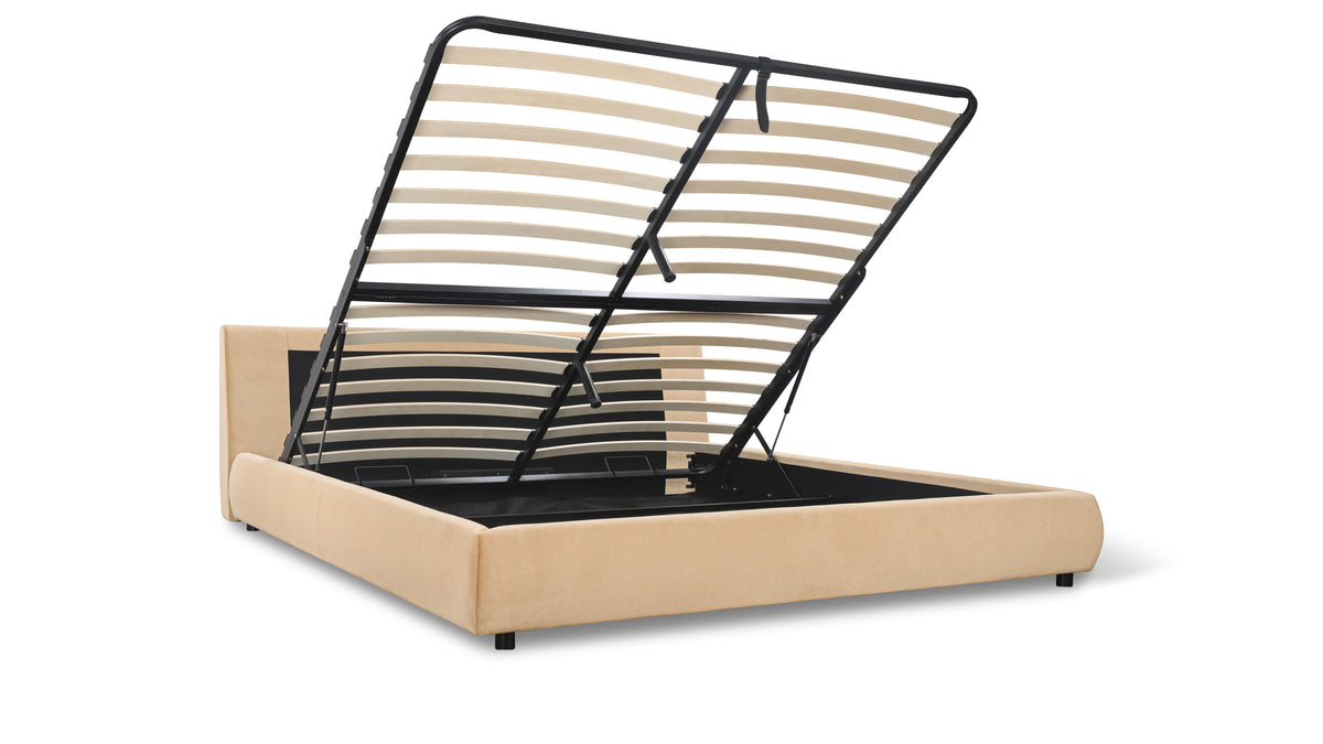 Cloud Storage Bed, Queen, Honey