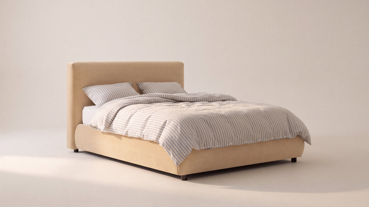Dream Storage Bed, Full, Honey_image