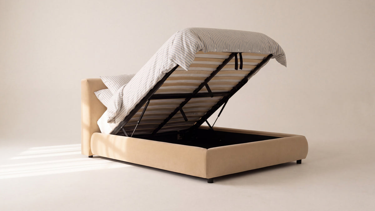 Dream Storage Bed, Full, Honey