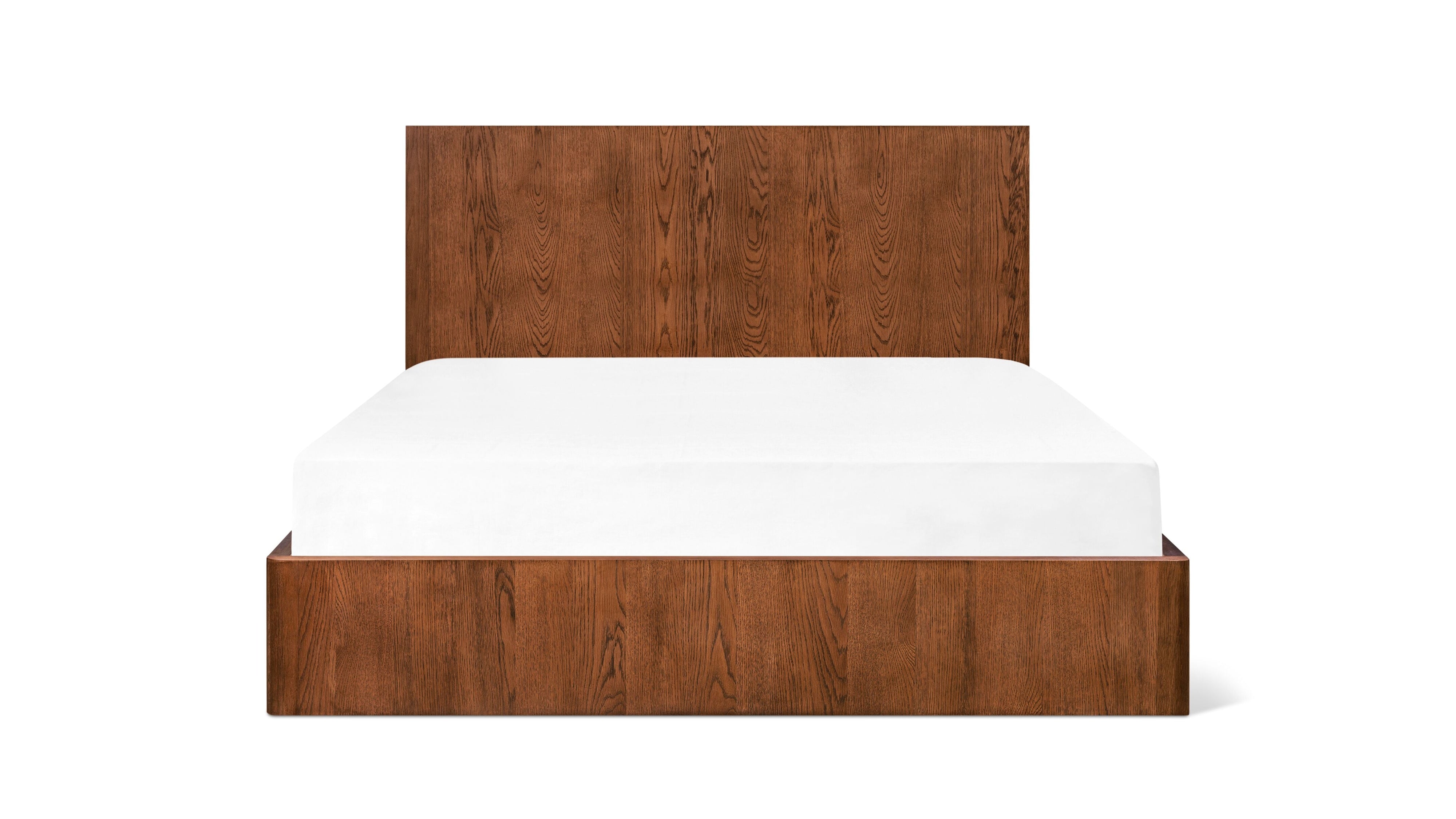 Form Storage Bed, Queen, Stained Walnut
