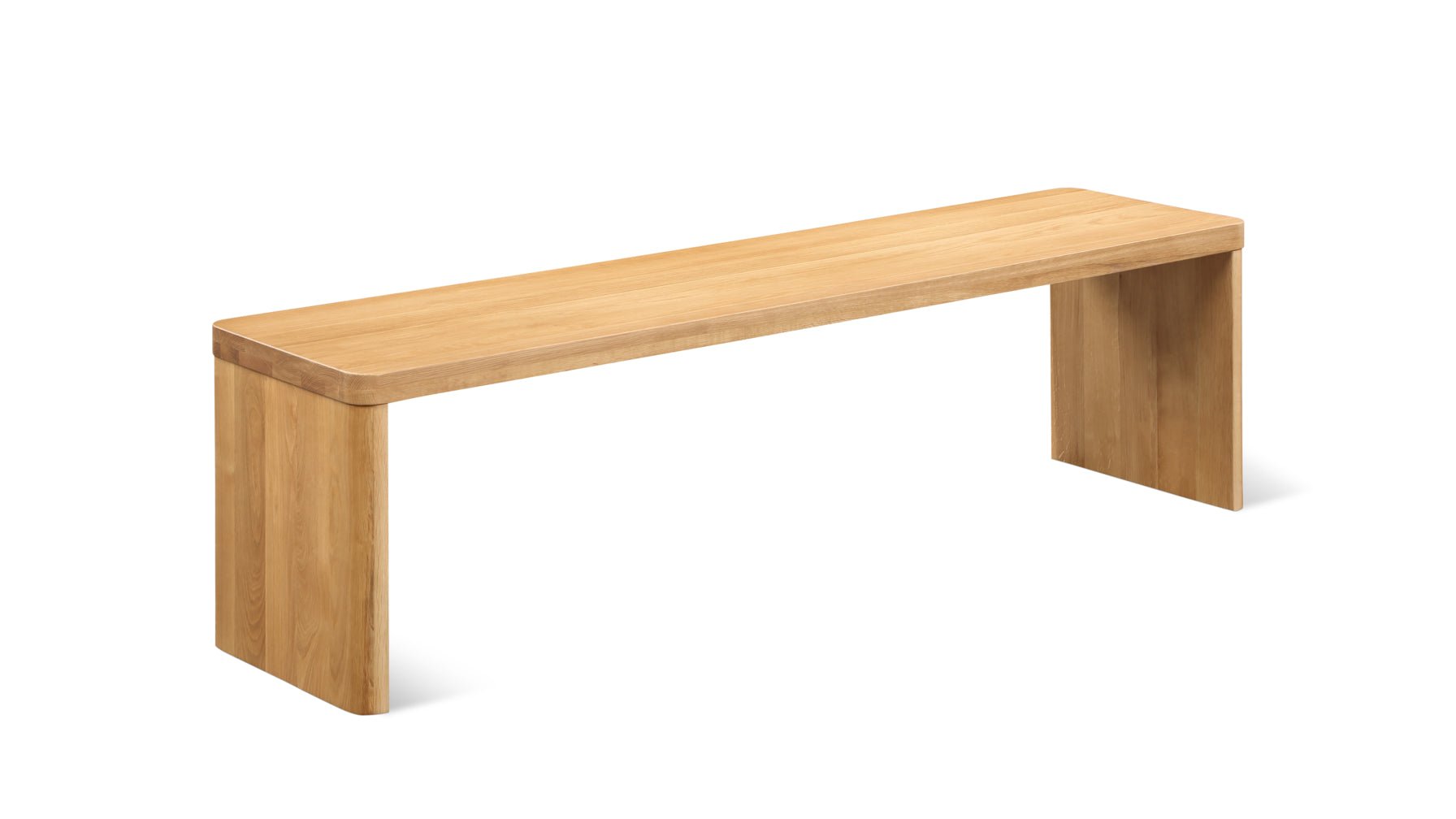 Form Bench, Seats 3, Oak - Image 1