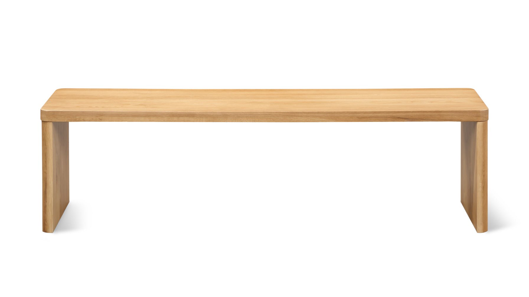 Form Bench, Seats 3, Oak