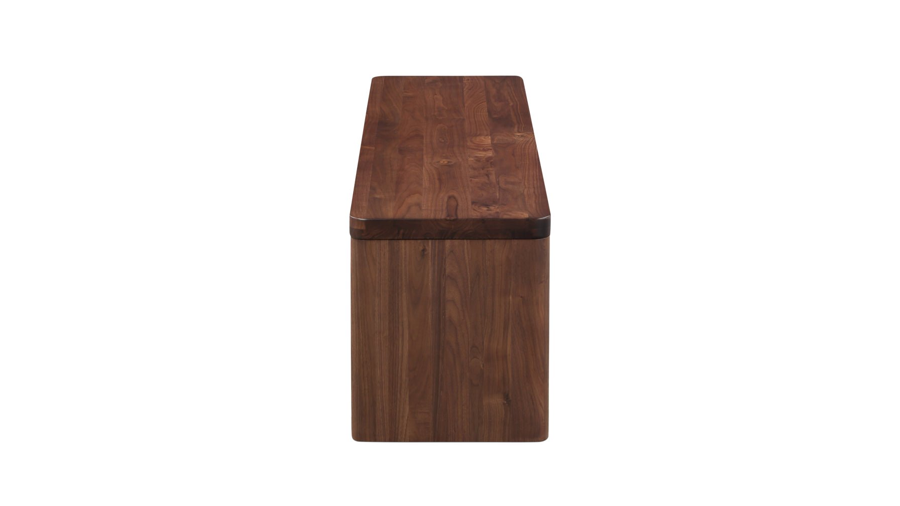 Form Bench, Seats 3, American Walnut