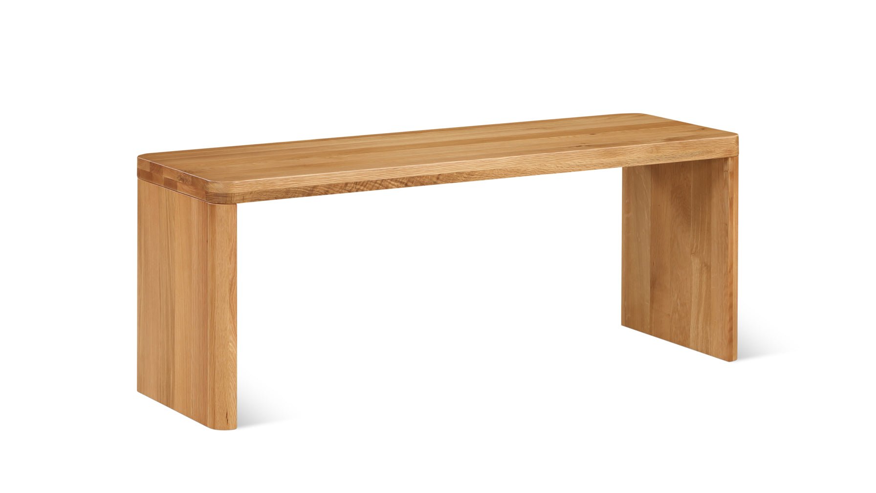 Form Bench, Seats 2, Oak - Image 1