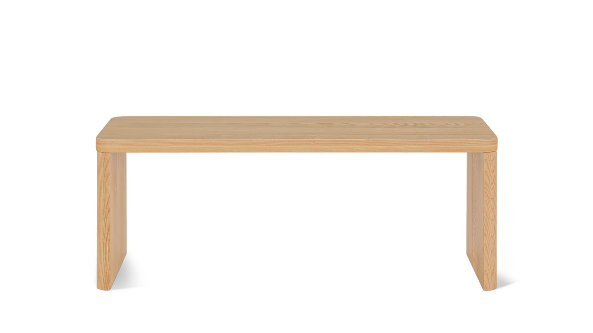 Form Bench, Seats 2, Ash