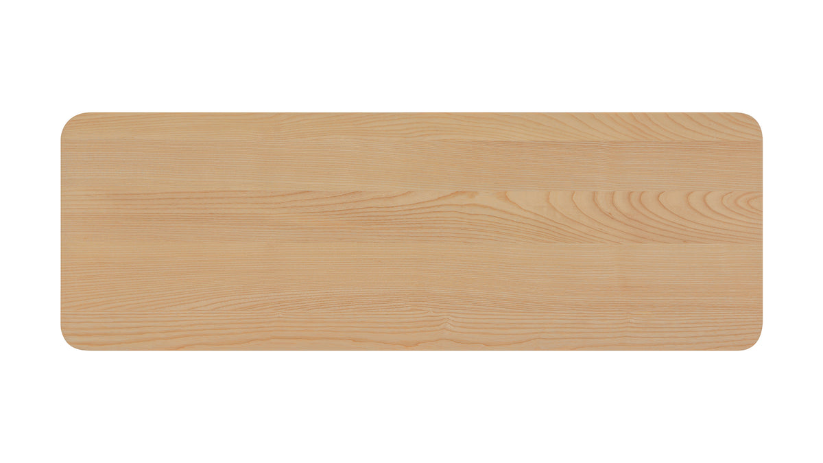 Form Bench, Seats 2, Ash