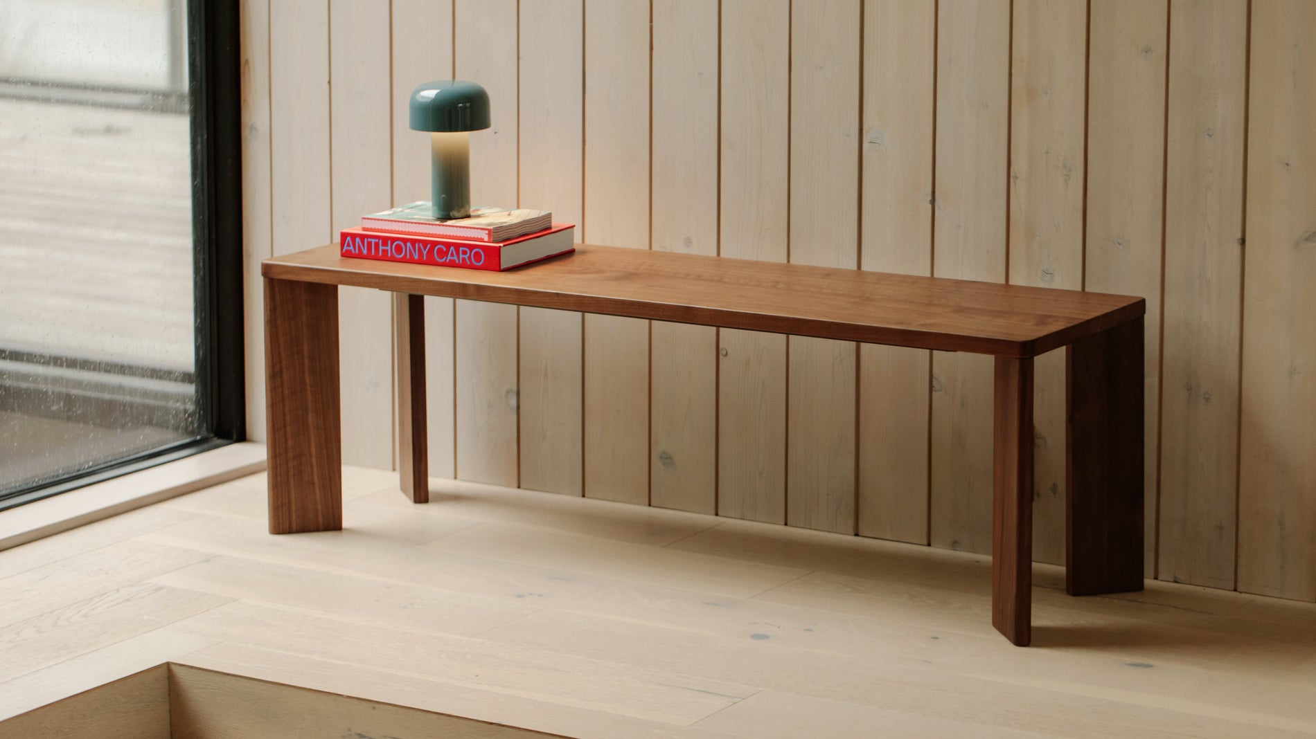 Frame Bench, Seats 3, American Walnut_image