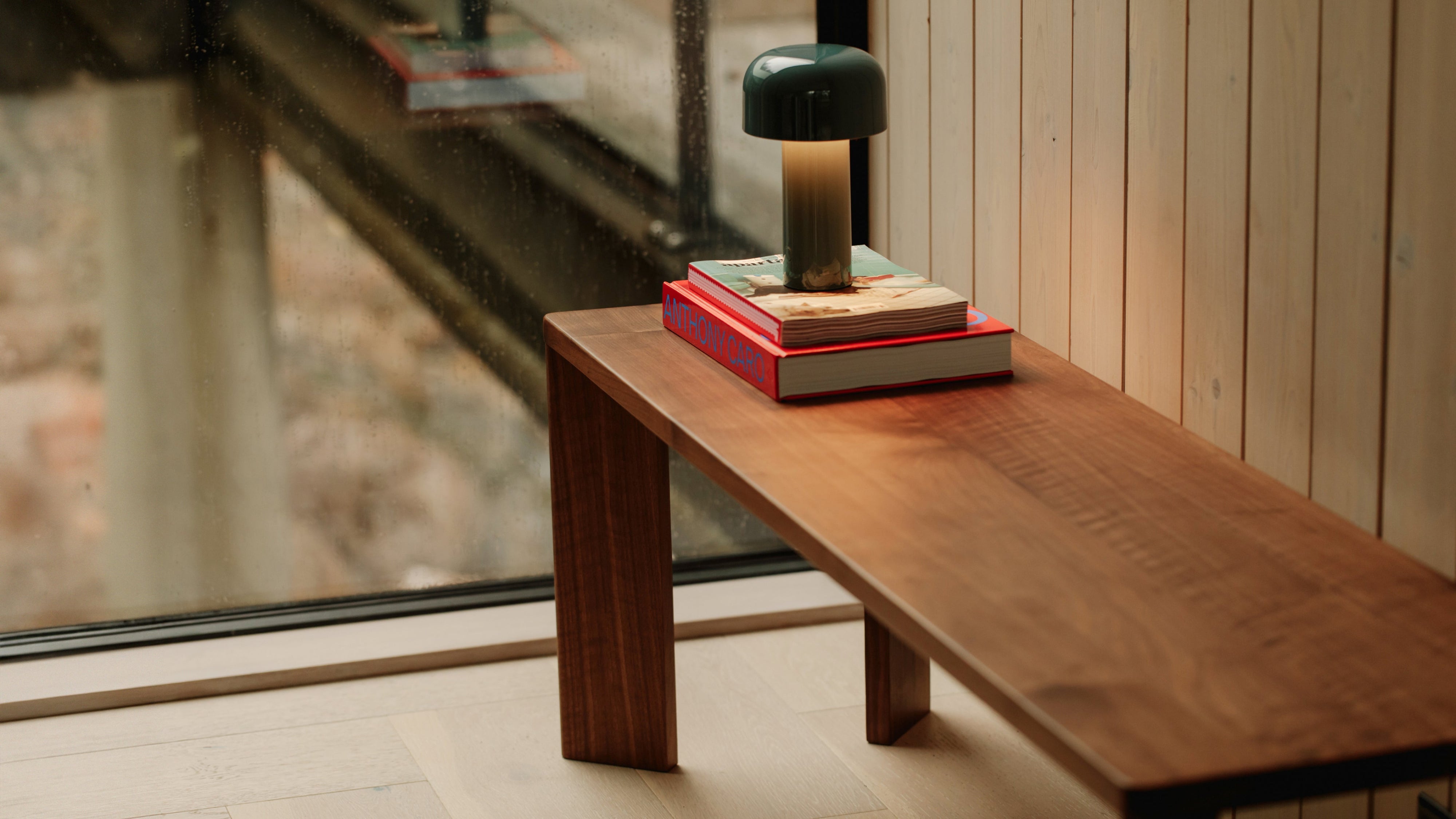 Frame Bench, Seats 3, American Walnut - Image 8