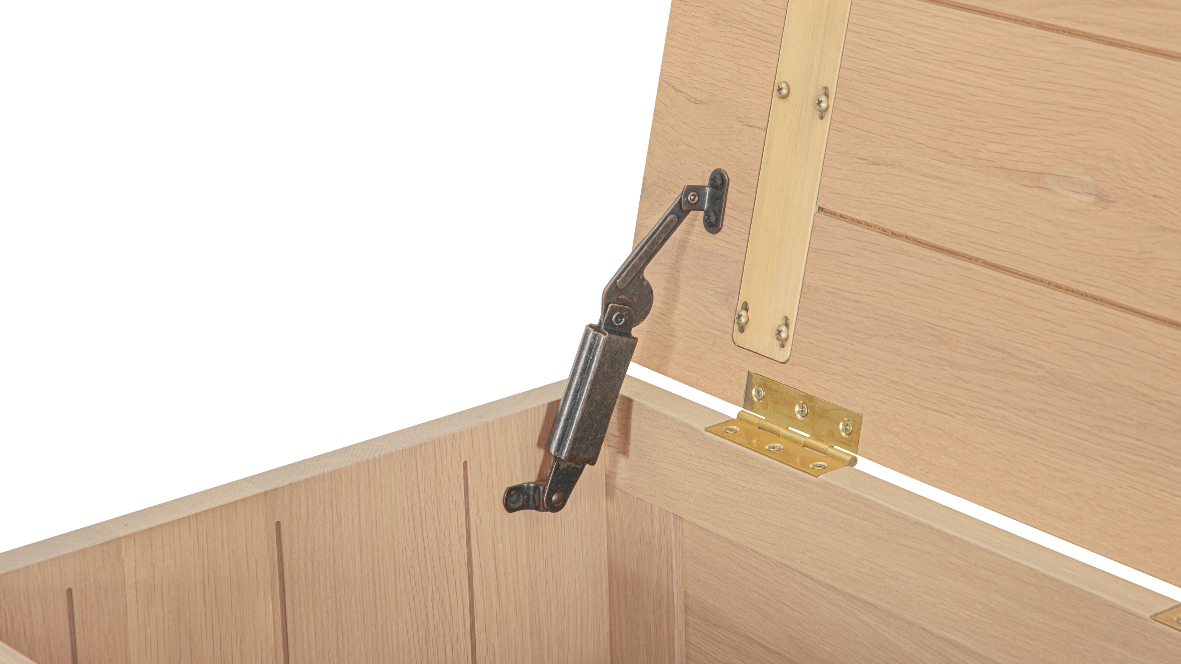Everyday Storage Bench, Large, Pale Oak
